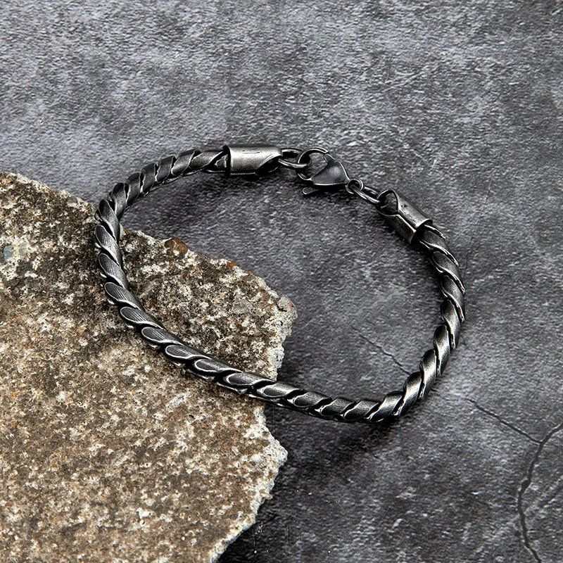 Other Punk Rock Retro Link Chain Bracelet Bangles Gift For Him Size ONE SIZE - 2 Thumbnail