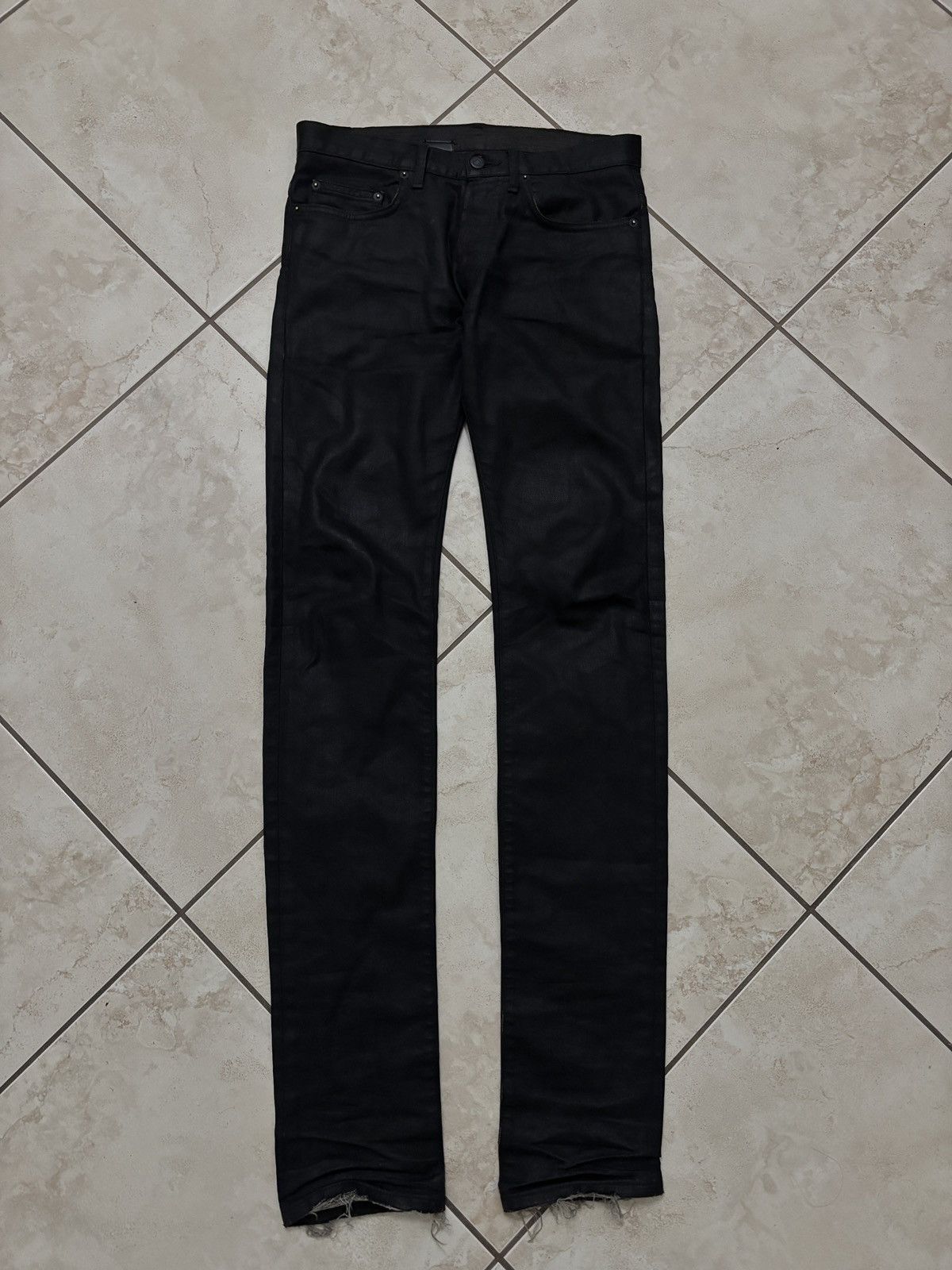 Dior × Hedi Slimane AW07 Dior Homme Navigate Wax Coated Denim