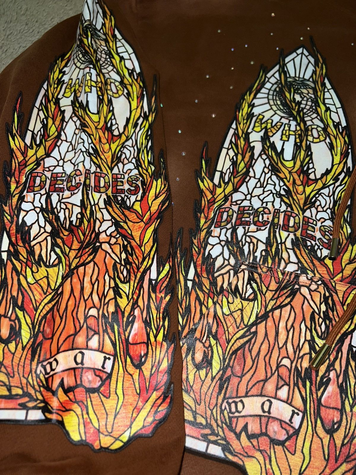 Ev Bravado FLAME GLASS HOODED SWEATSHIRT Size US L / EU 52-54 / 3 - 3 Thumbnail