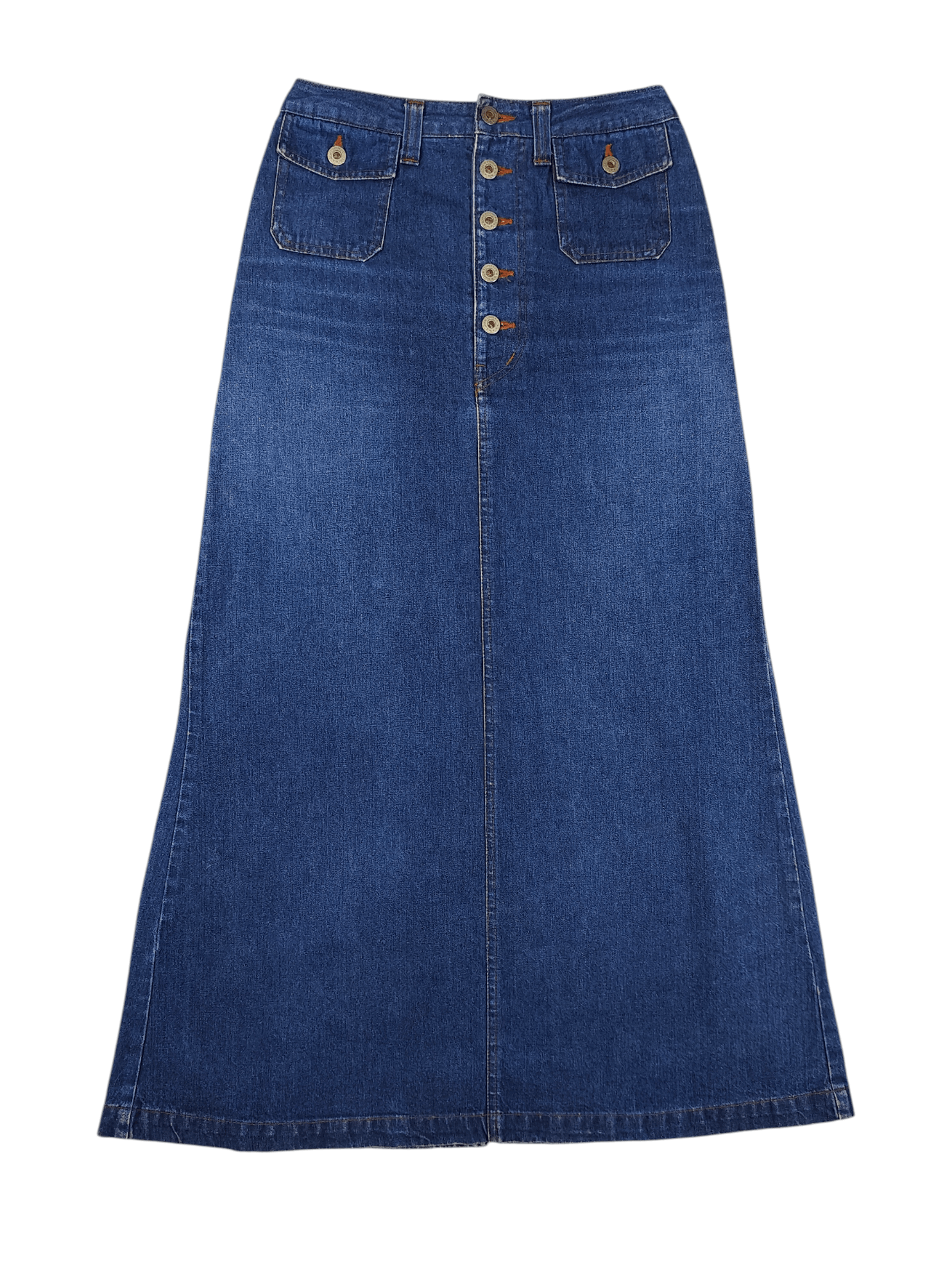 Super Lovers 90s Super Lovers 🇯🇵 Clean A-Line Silhouette Denim Skirt Size 30" / US 8 / IT 44 - 4 Thumbnail