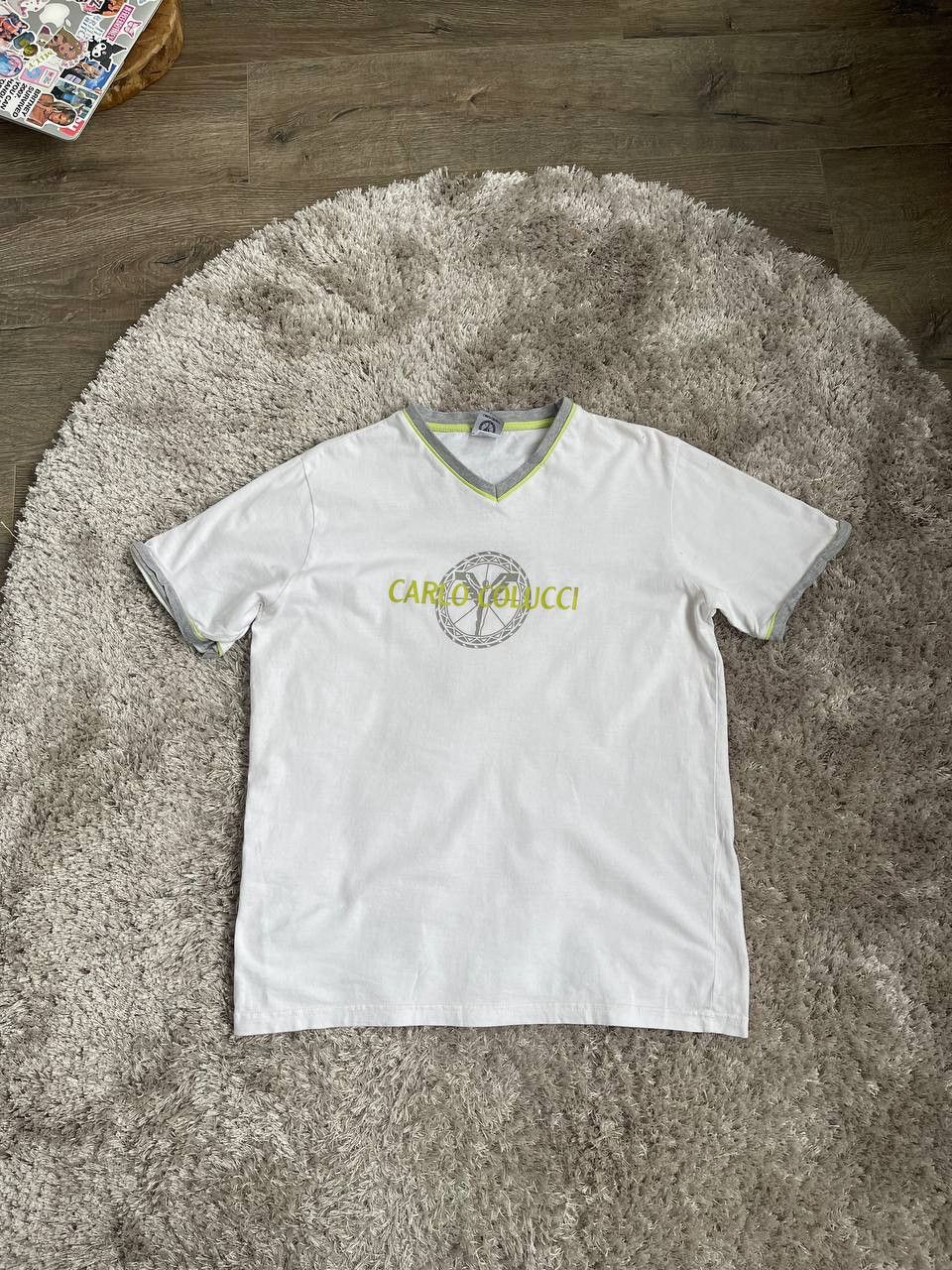 Carlo Colucci × Vintage Carlo Colucci Donnay big logo T-shirt white Size US M / EU 48-50 / 2 - 2 Thumbnail