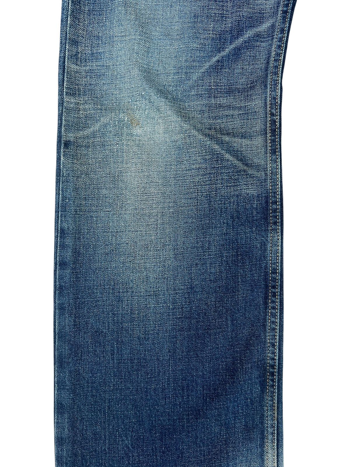 Backbone Vintage BackBone Distress Mud Denim Bootcut Selvedge Jeans Size US 31 - 9 Thumbnail