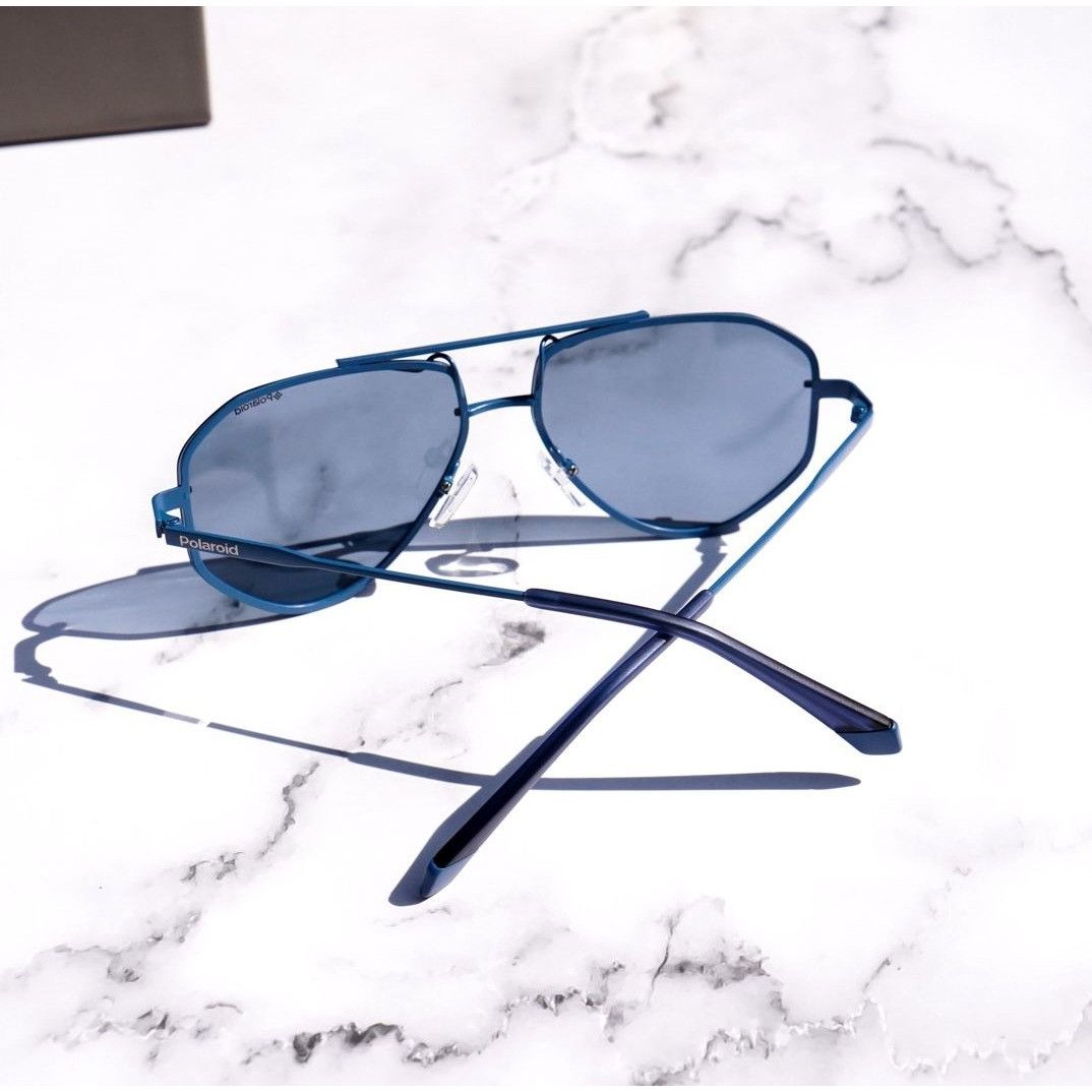 Polaroid NEW Polaroid PLD6092/S PJPC3 Blue Sunglasses(PLD6092S-PJPC3) Size ONE SIZE - 3 Thumbnail