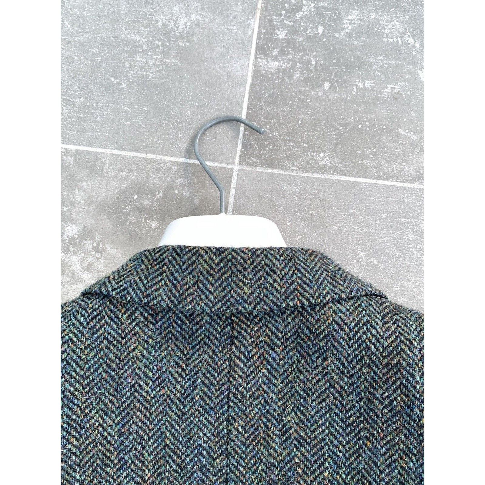Burberry × Harris Tweed Men's BURBERRYS' HARRIS TWEED Sport Blazer Jacket Coat EU 52 Size 52R - 22 Thumbnail