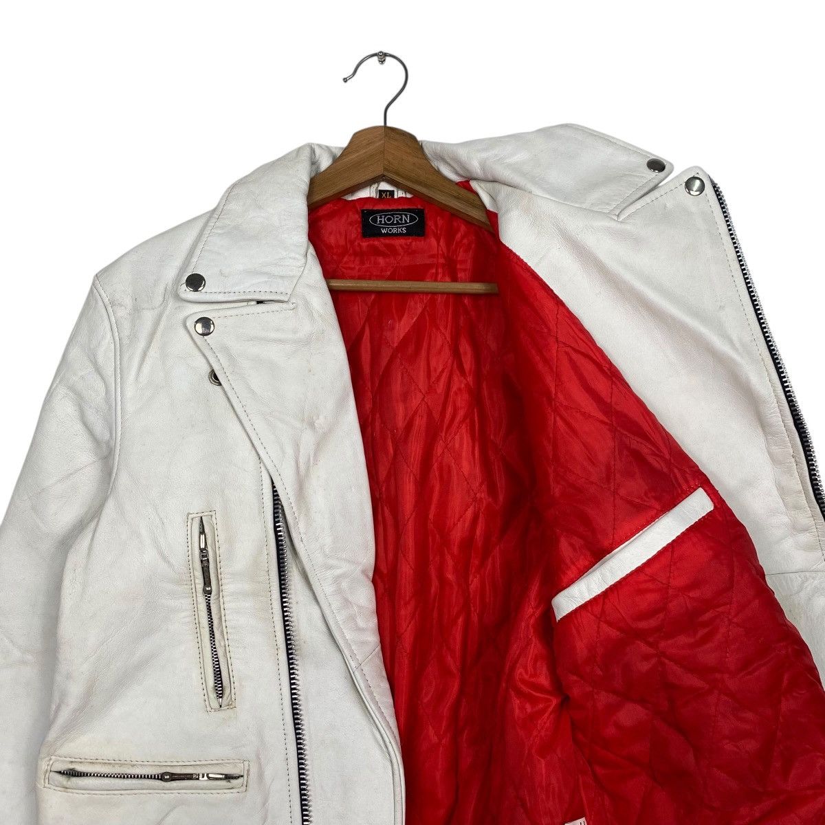 Genuine Leather × Vintage Double Collar leather jacket Size US S / EU 44-46 / 1 - 10 Thumbnail