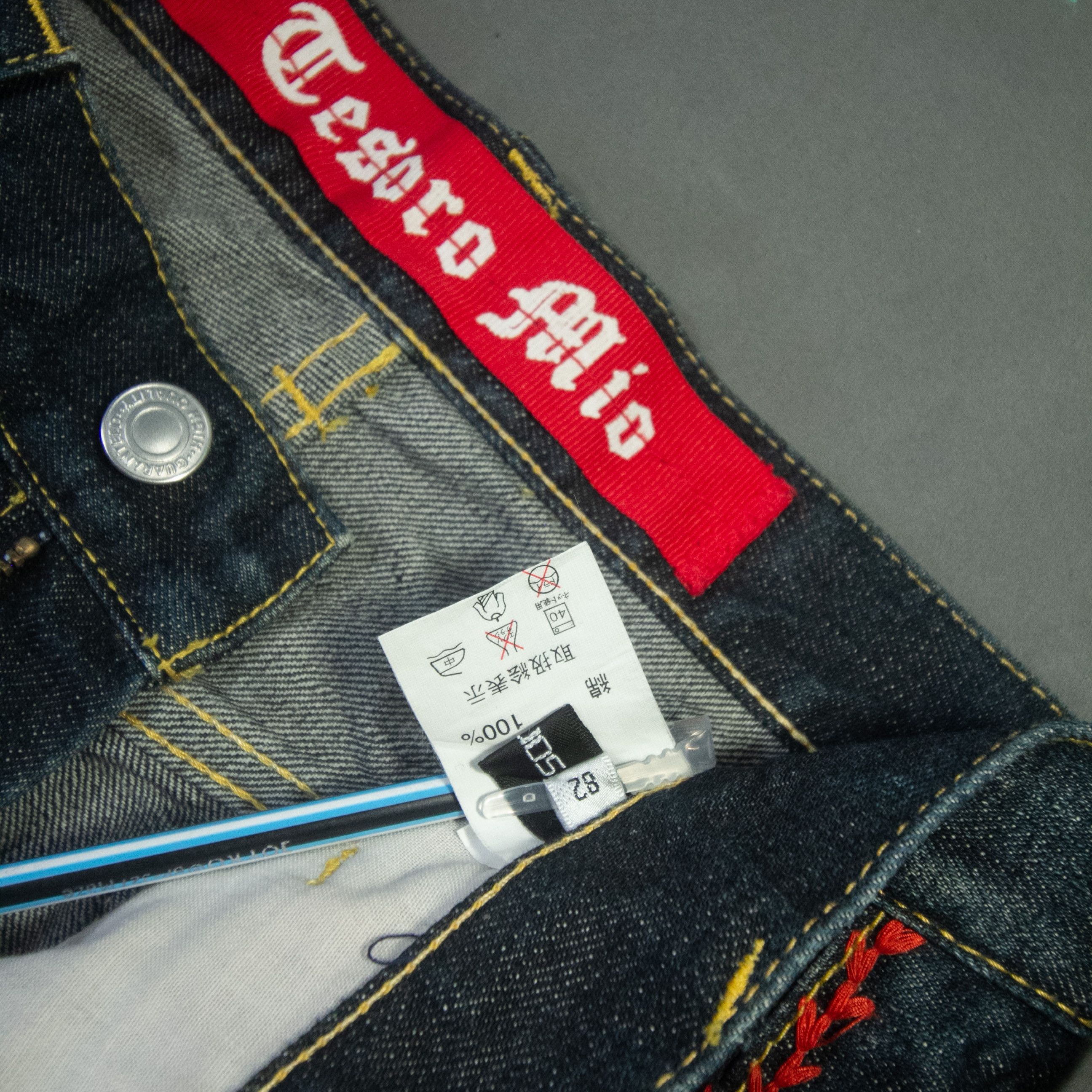 Japanese Brand Tesoro Mio Denim Size US 32 / EU 48 - 9 Thumbnail