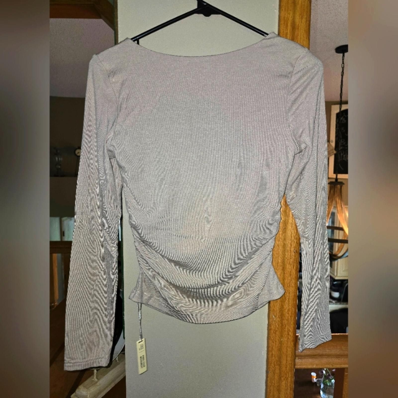Designer Eco-SkinKiss®Square Neck Ruched Brami Top Size S / US 4 / IT 40 - 4 Thumbnail