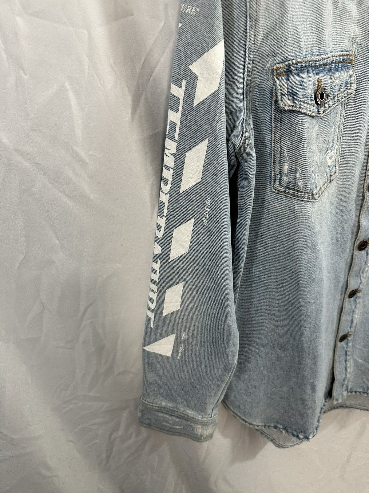 Off-White Off White Denim Shirt Size US XS / EU 42 / 0 - 6 Thumbnail