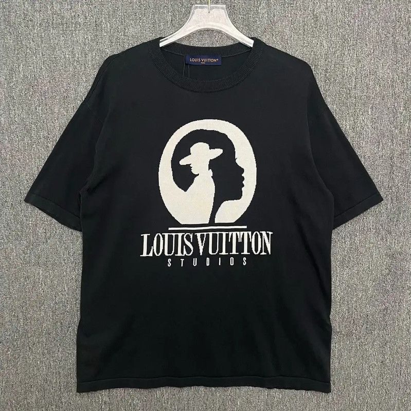 Louis Vuitton Louis Vuitton Black Cotton Men's T-shirt 0089 Size US L / EU 52-54 / 3 - 1 Thumbnail