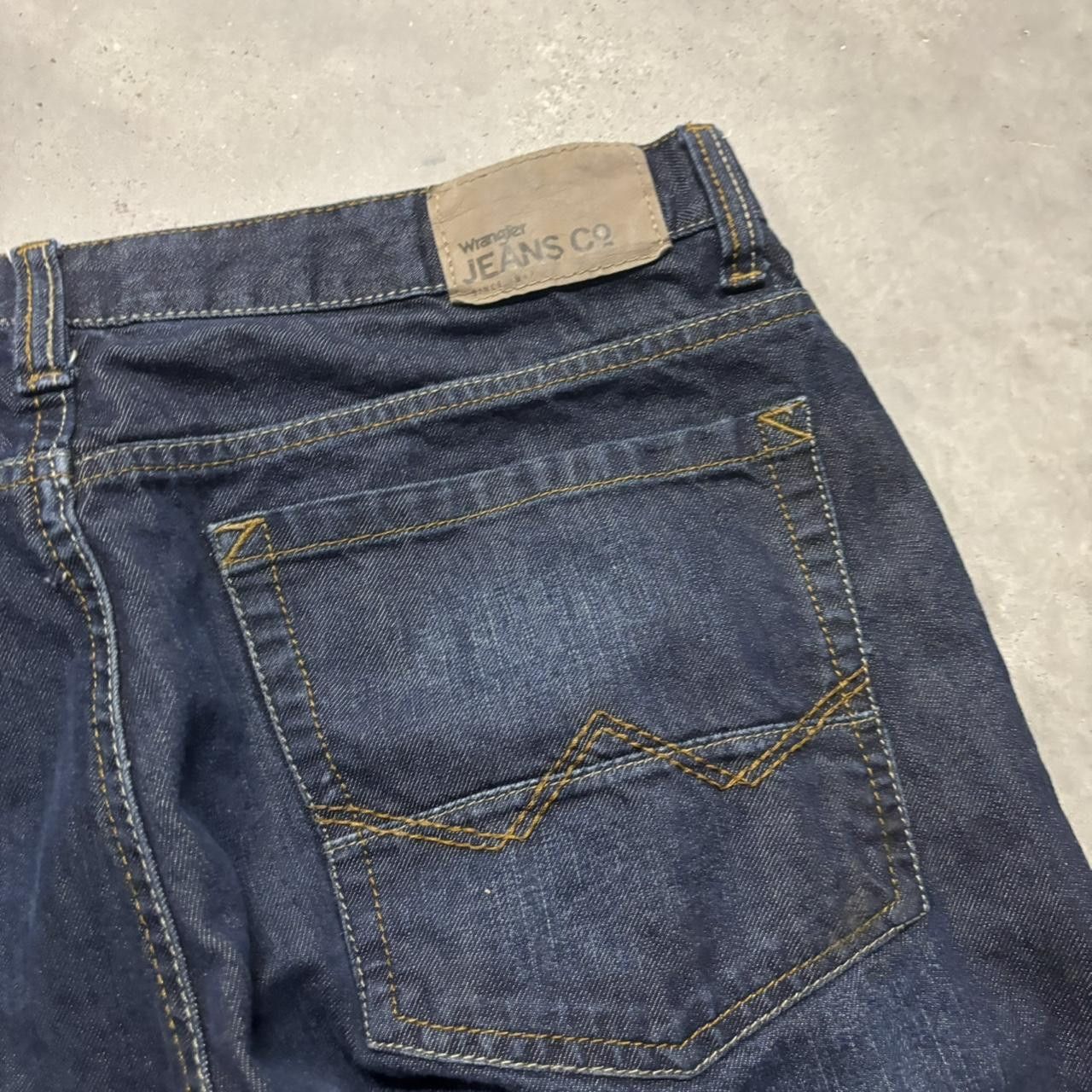 Japanese Brand × Vintage Crazy Vintage Y2K/2000s Grunge Dark Wash Denim Jeans! Size US 32 / EU 48 - 7 Thumbnail