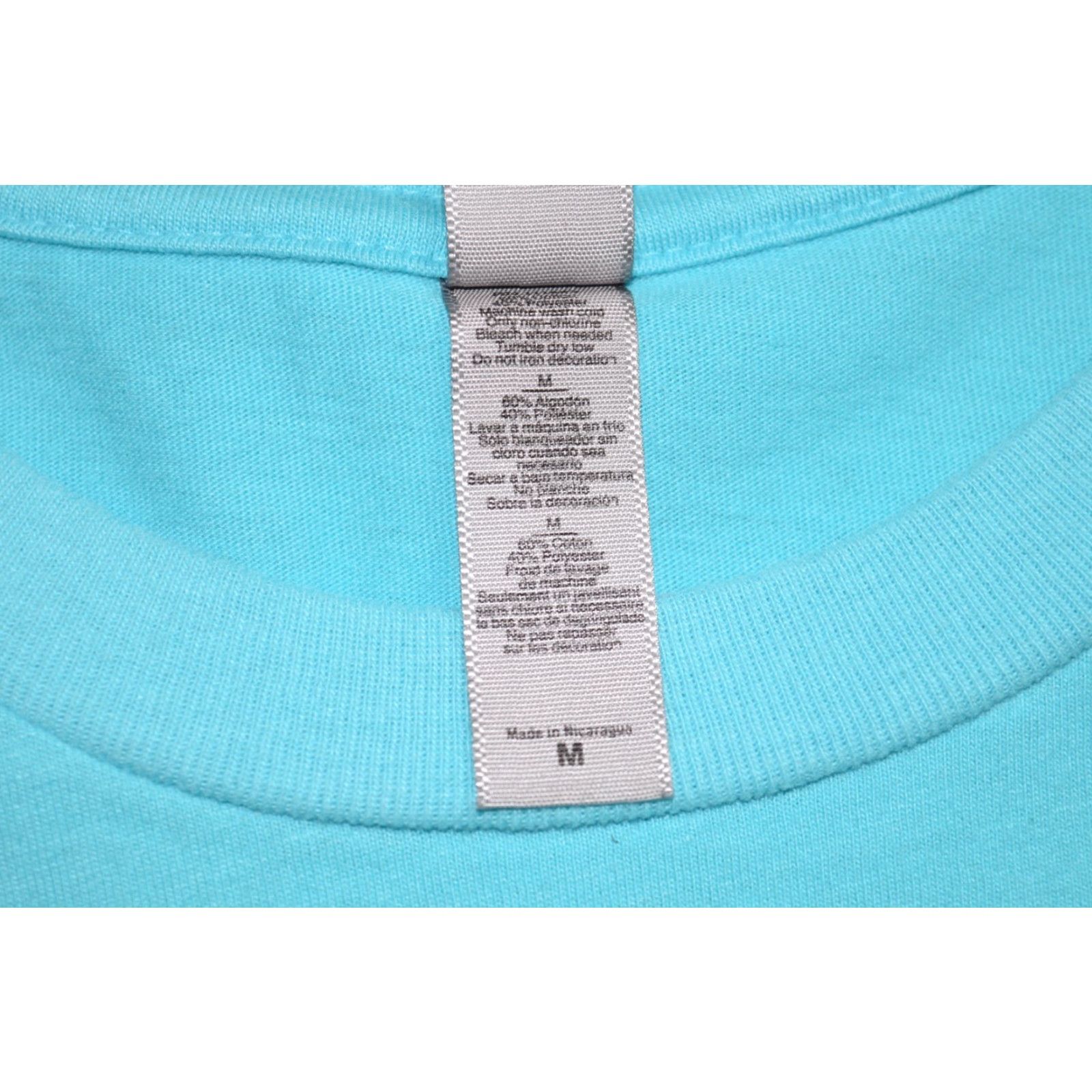Vintage SOUTHERN TREND CLOTHING COMPANY ADULT MEDIUM T-Shirt BLUE Logo Pig Casual Short Sleeve Women M Size 32" / US 10 / IT 46 - 5 Thumbnail