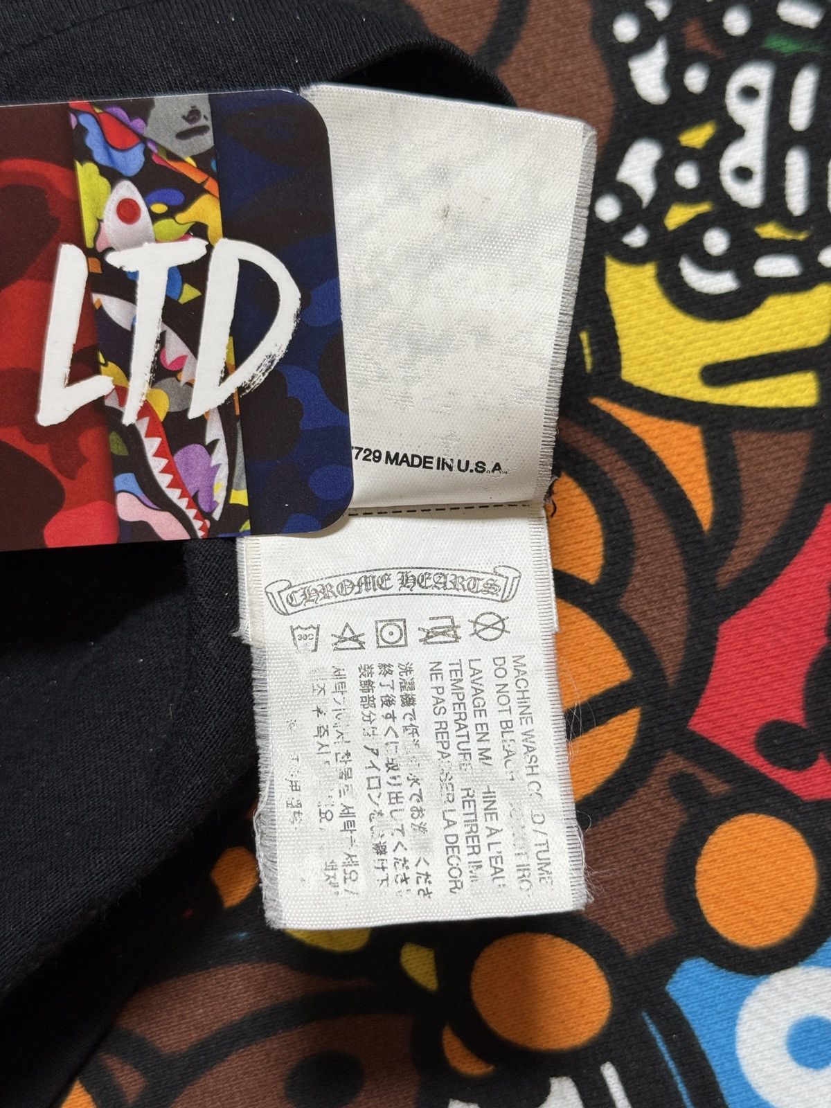 Chrome Hearts Chrome Hearts Black Multi Cross Logo Long Sleeve Tee Size US L / EU 52-54 / 3 - 9 Thumbnail