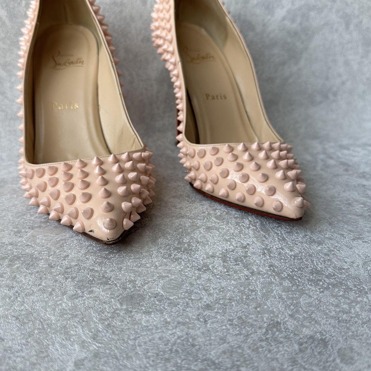 Christian Louboutin Christian Louboutin Pink Patent Leather Pigalle High Heels Size US 9 / IT 39 - 5 Thumbnail