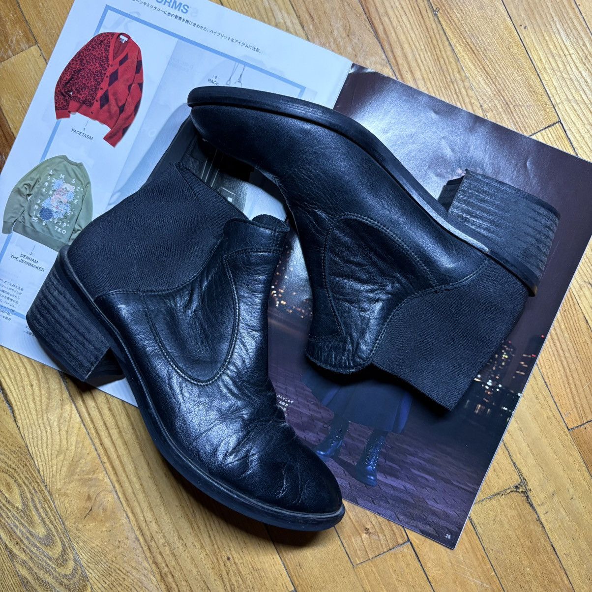 Buffalo London Buffalo London Boots Vintage Leather Avant Garde 38 EU Y2k Size US 8 / IT 38 - 1 Thumbnail