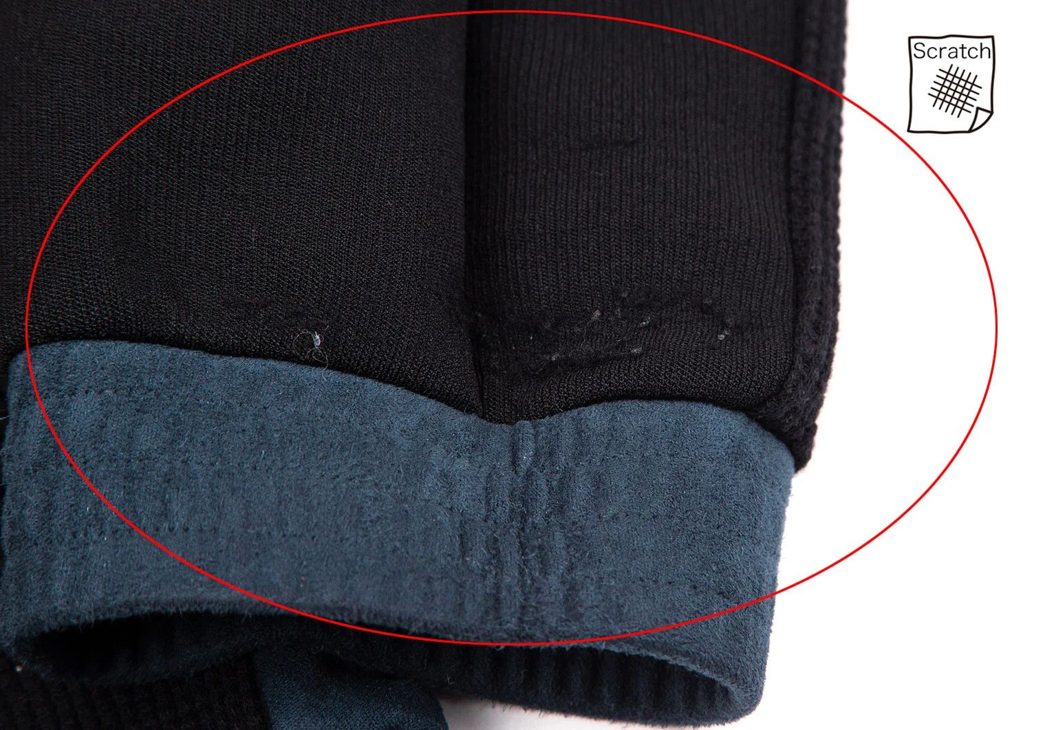 Maison Margiela Nylon Bicolor Ribbed Pants in Navy and Black, Size S Size US 30 / EU 46 - 8 Thumbnail