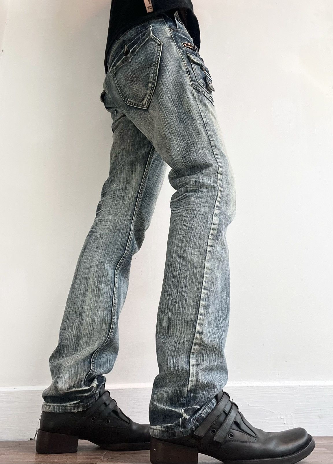 In The Attic 2000s In The Attic Avant-Garde Jeans Size US 32 / EU 48 - 4 Thumbnail