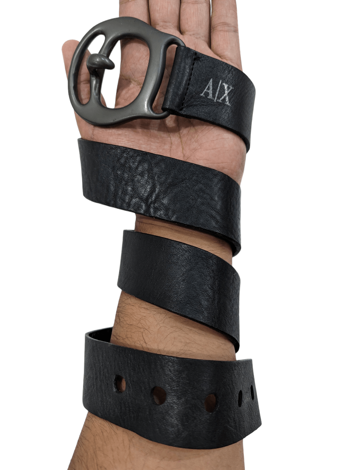 Armani Exchange ARMANI EXCHANGE LEATHER BELT Size ONE SIZE - 1 Thumbnail
