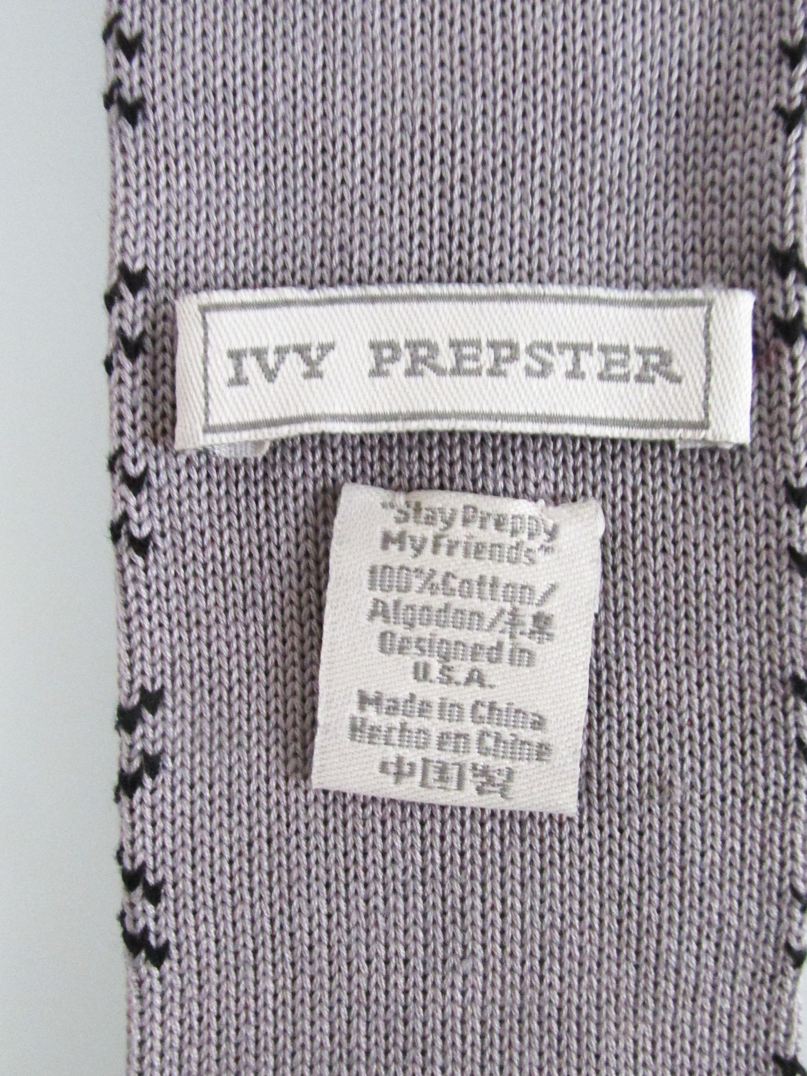 Other Ivy Prepster Men's Cotton Knit Tie Size ONE SIZE - 5 Thumbnail