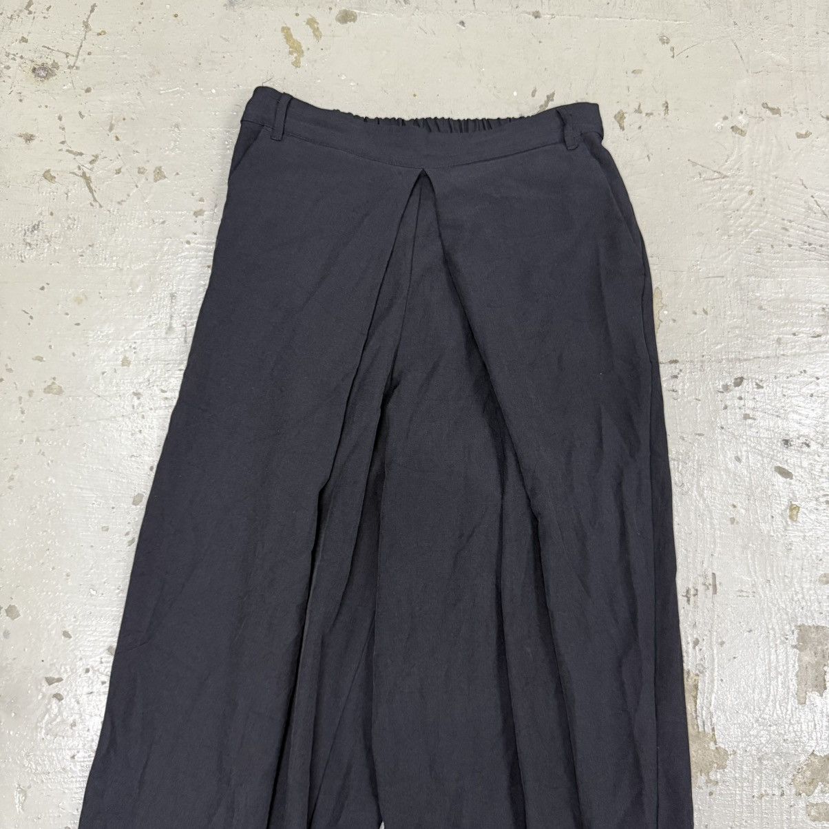 Japanese Brand Japanese Brand Loewe Style Pleated Wide Pants Yohji Yamamoto Size US 28 / EU 44 - 3 Thumbnail