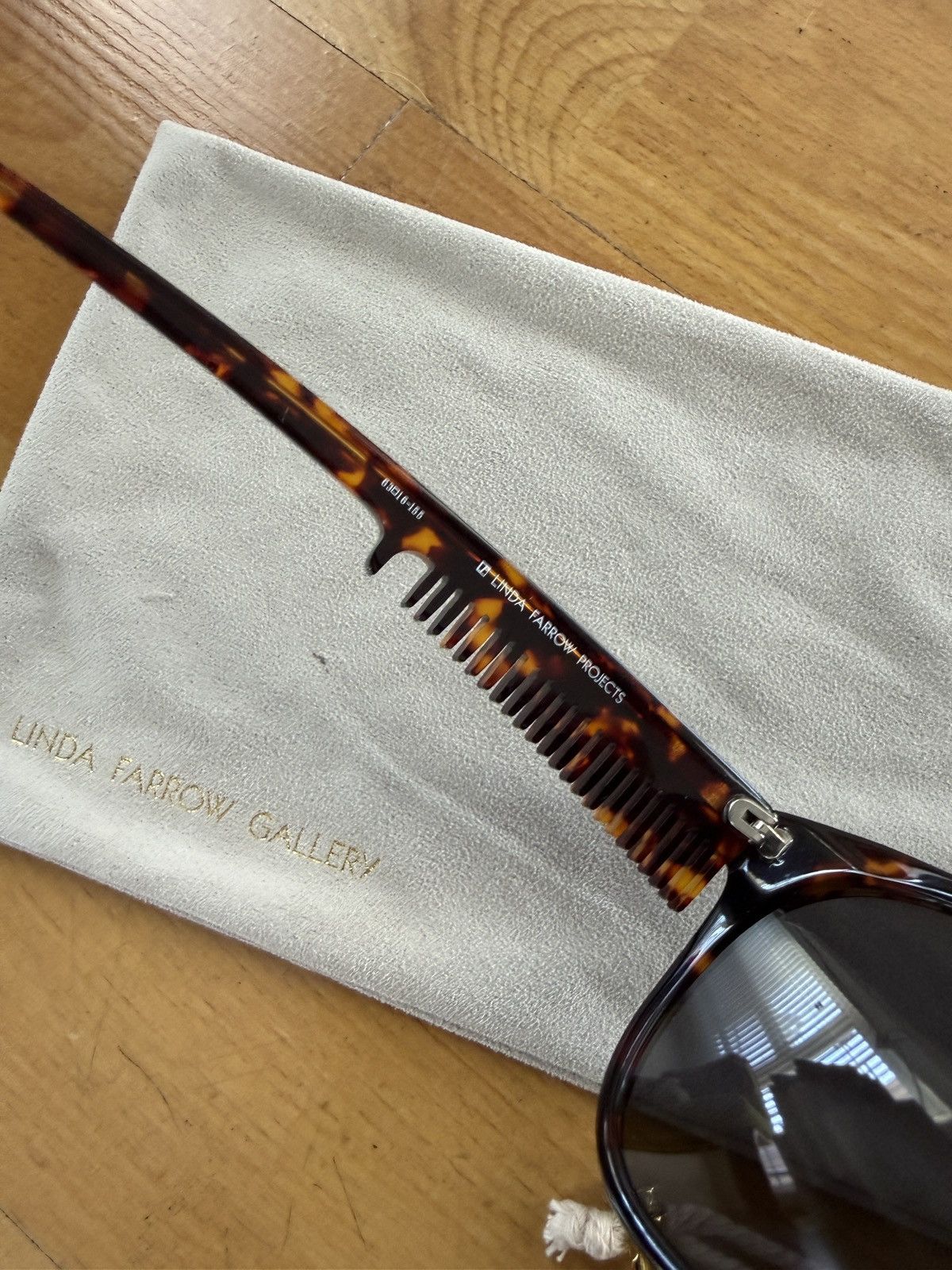 Linda Farrow × Walter Van Beirendonck Walter Van Beirendonck x Linda Farrow Comb Sunglasses Size ONE SIZE - 7 Thumbnail