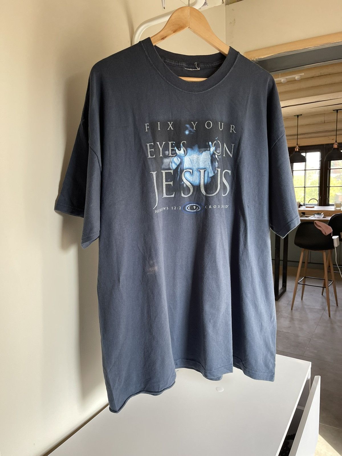 Band Tees 90’s Fix Your Eyes on Jesus Vintage t-shirt bible Kanye West Size US XL / EU 56 / 4 - 9 Thumbnail