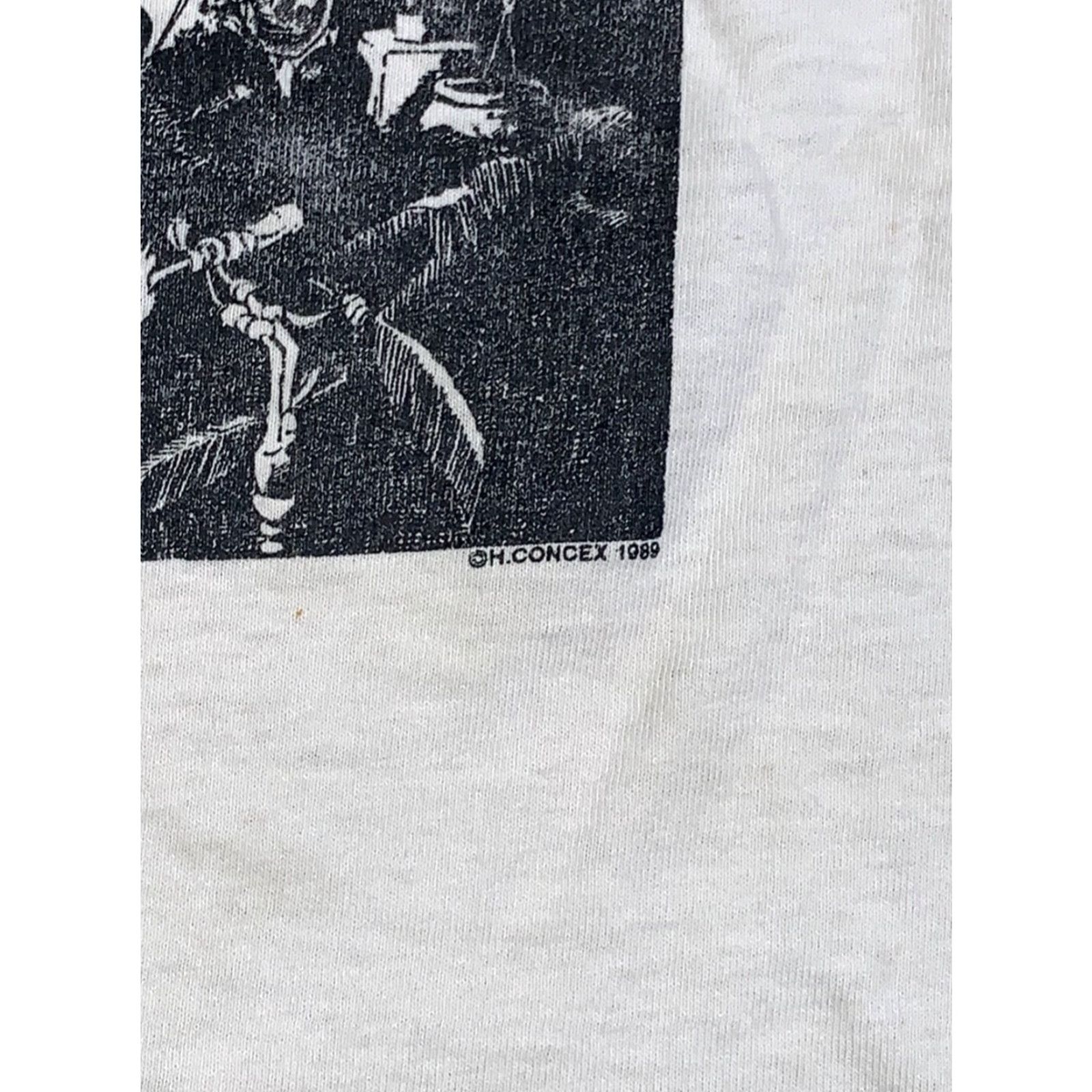 Fruit Of The Loom Vtg Marie Laveaus House of Voodoo Shirt Adult L 80s Skulls Distressed Size US L / EU 52-54 / 3 - 5 Thumbnail