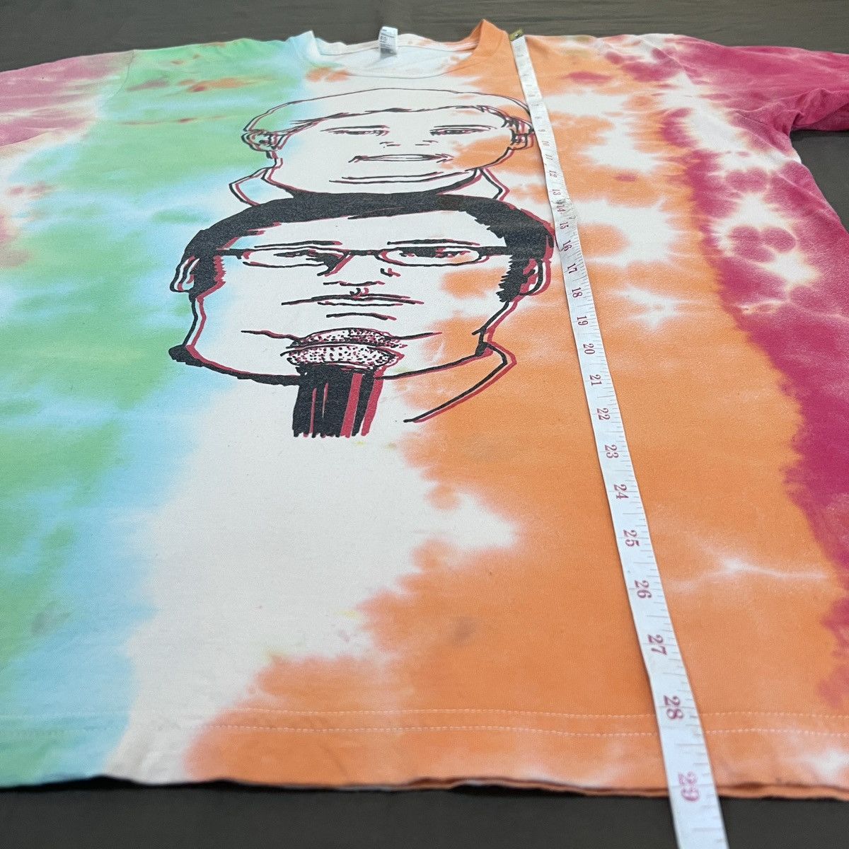 American Apparel Tim And Eric Awesome Show series comedy Movie Tee XL tie dye Size US XL / EU 56 / 4 - 8 Thumbnail