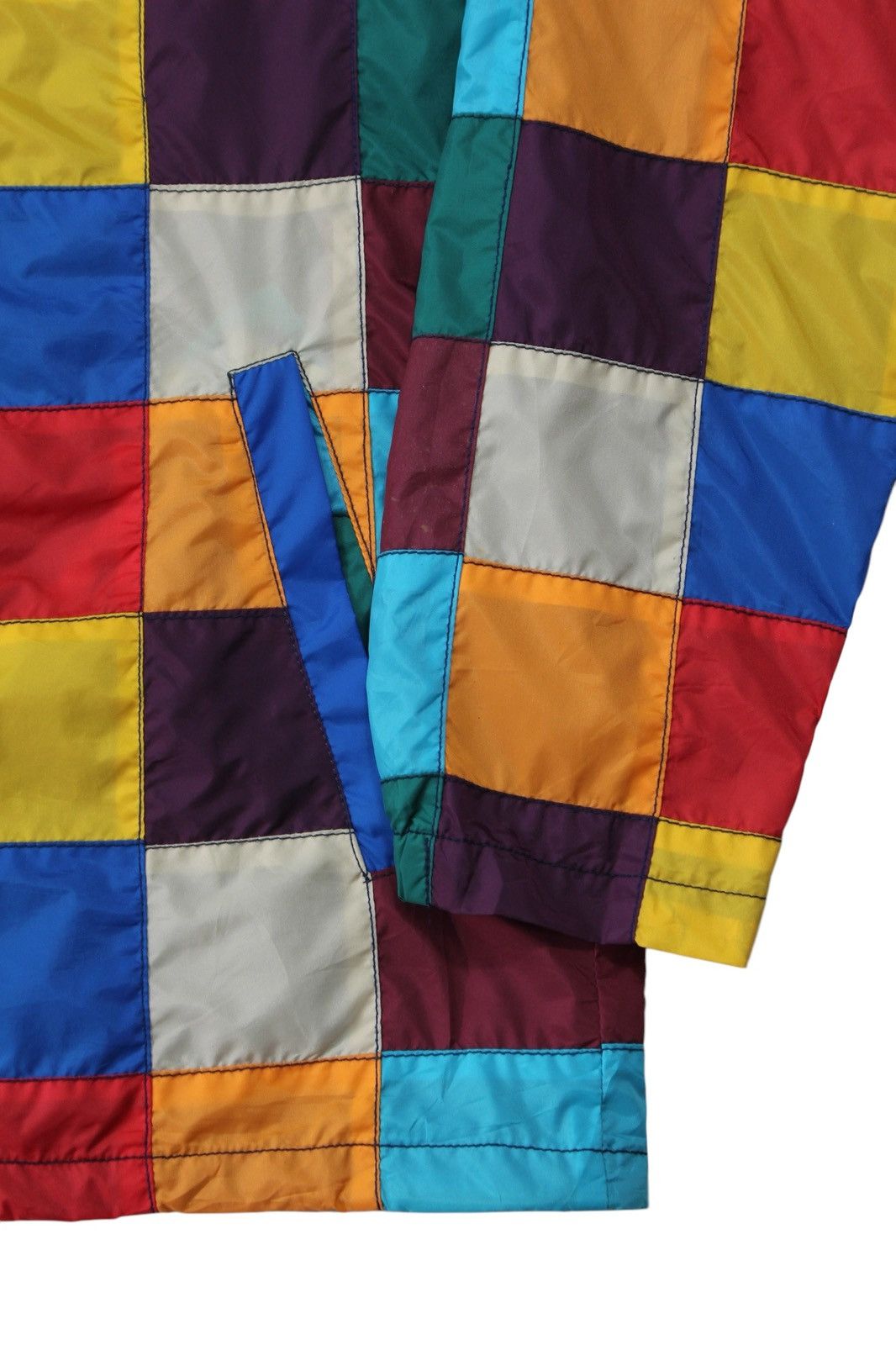 Japanese Brand 2000S CUBE SUGAR PATCHWORK COACH JACKET Size US M / EU 48-50 / 2 - 6 Thumbnail