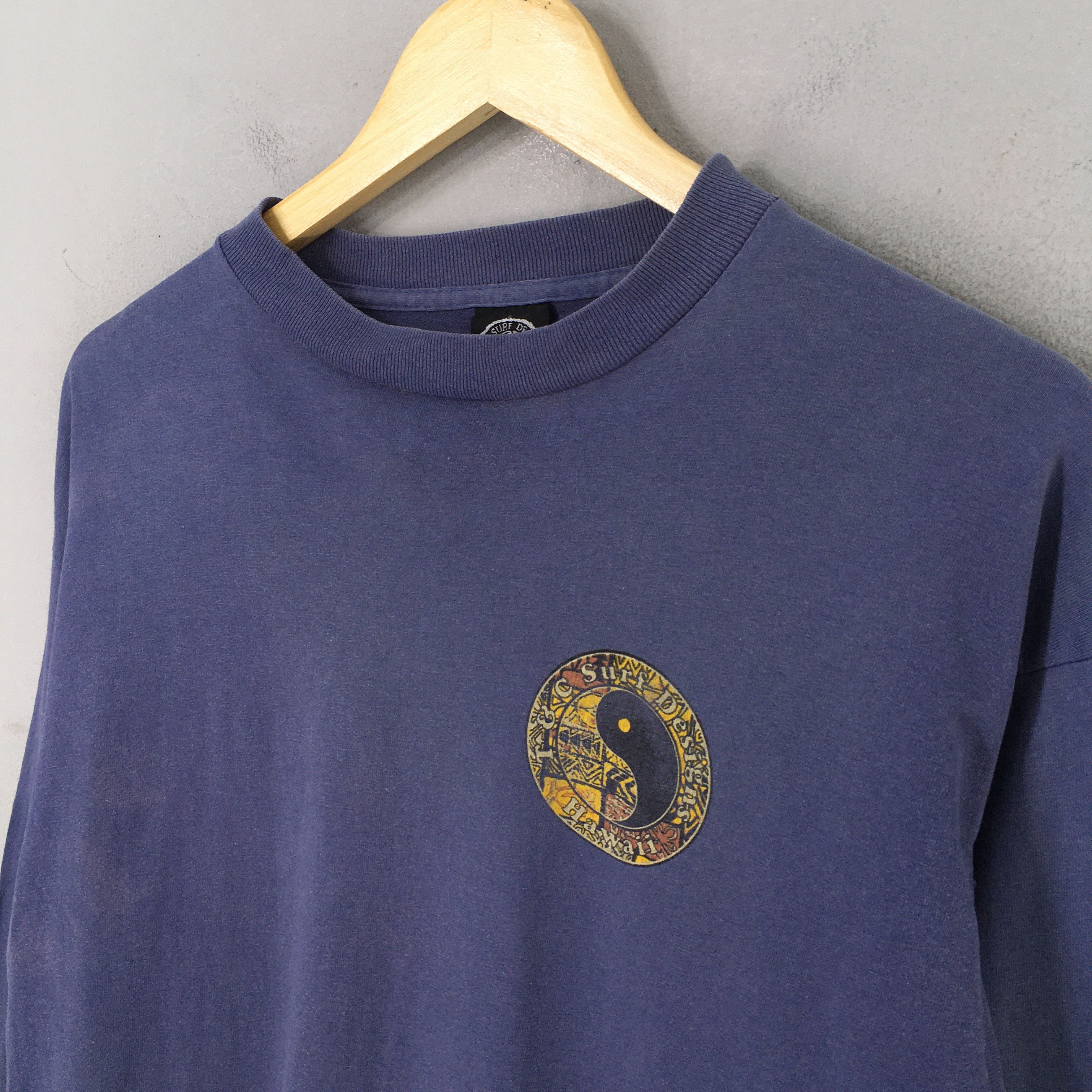 Vintage Vintage 90's T&C Surf Design Hawaiian Blue T shirt Large Size US L / EU 52-54 / 3 - 5 Thumbnail