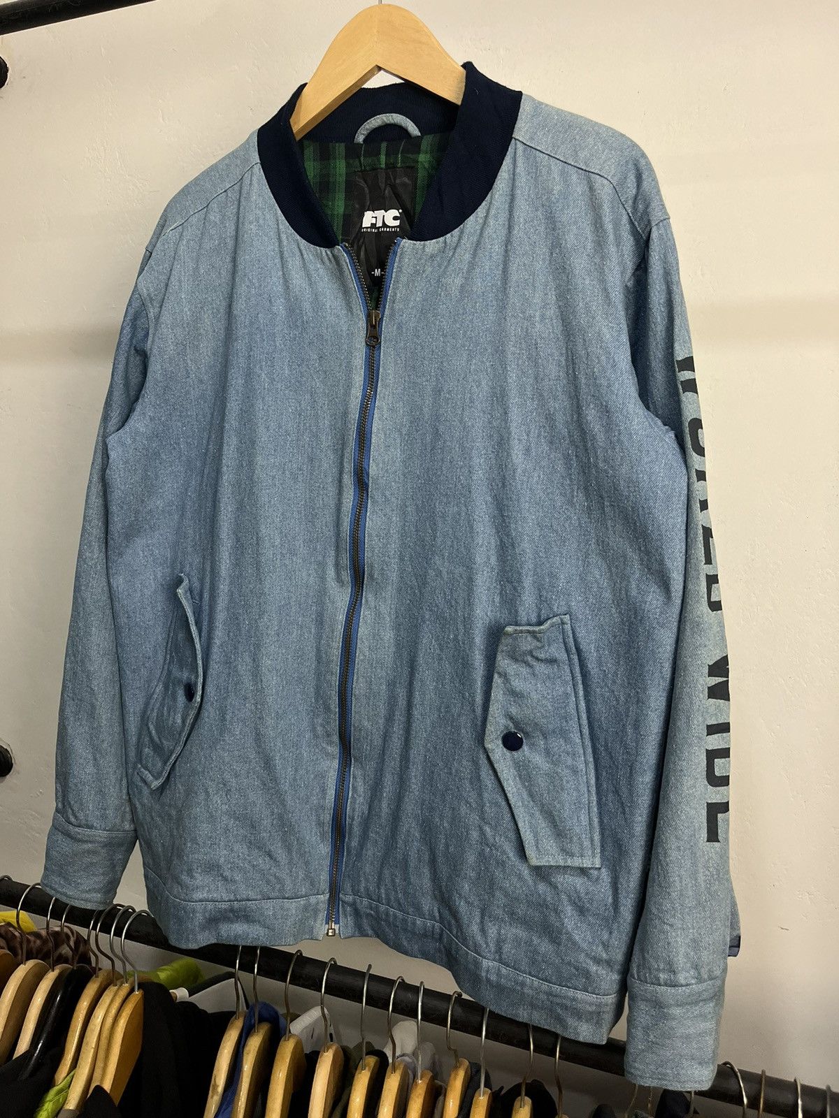 FTC Ftc Skateboarding Worldwide Denim Bomber Size US L / EU 52-54 / 3 - 2 Thumbnail