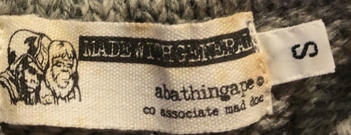 Bape Bape crew neck pullover sweater Size US S / EU 44-46 / 1 - 3 Thumbnail