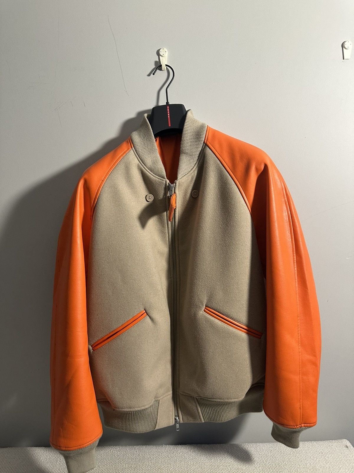 Y-3 Adidas Y-3 Classic Varsity Bomber Jacket Size US L / EU 52-54 / 3 - 1 Thumbnail