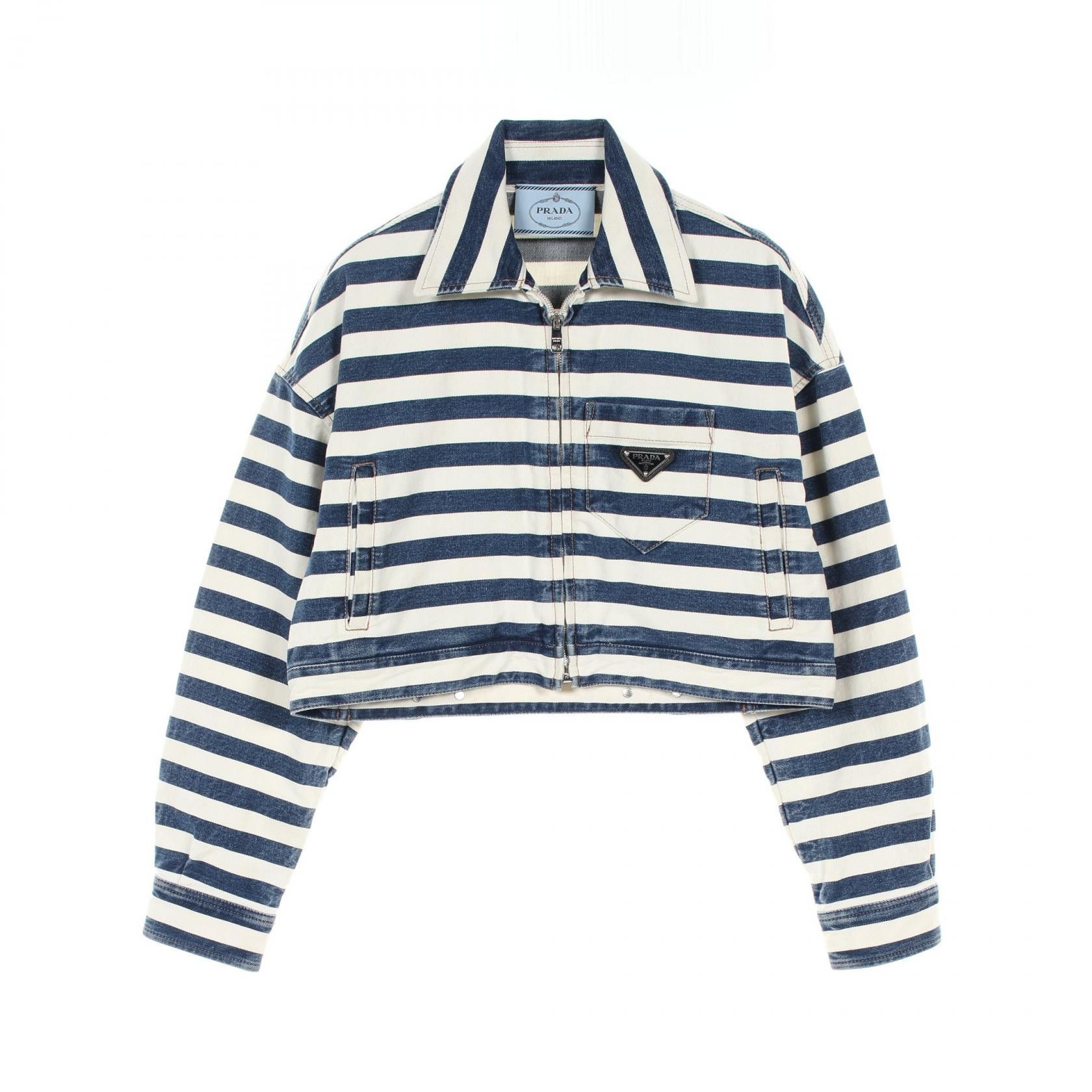 Prada Prada Prada Cotton Jacket Textile Outerwear DUTY FREE for USA Size ONE SIZE - 1 Thumbnail