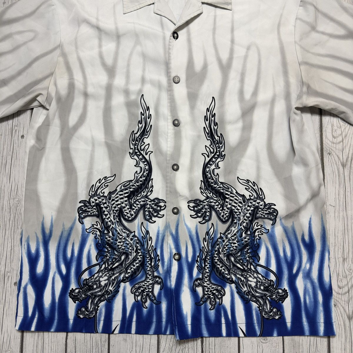 Vintage Vintage C-Two Dragons shirt Size US XL / EU 56 / 4 - 3 Thumbnail