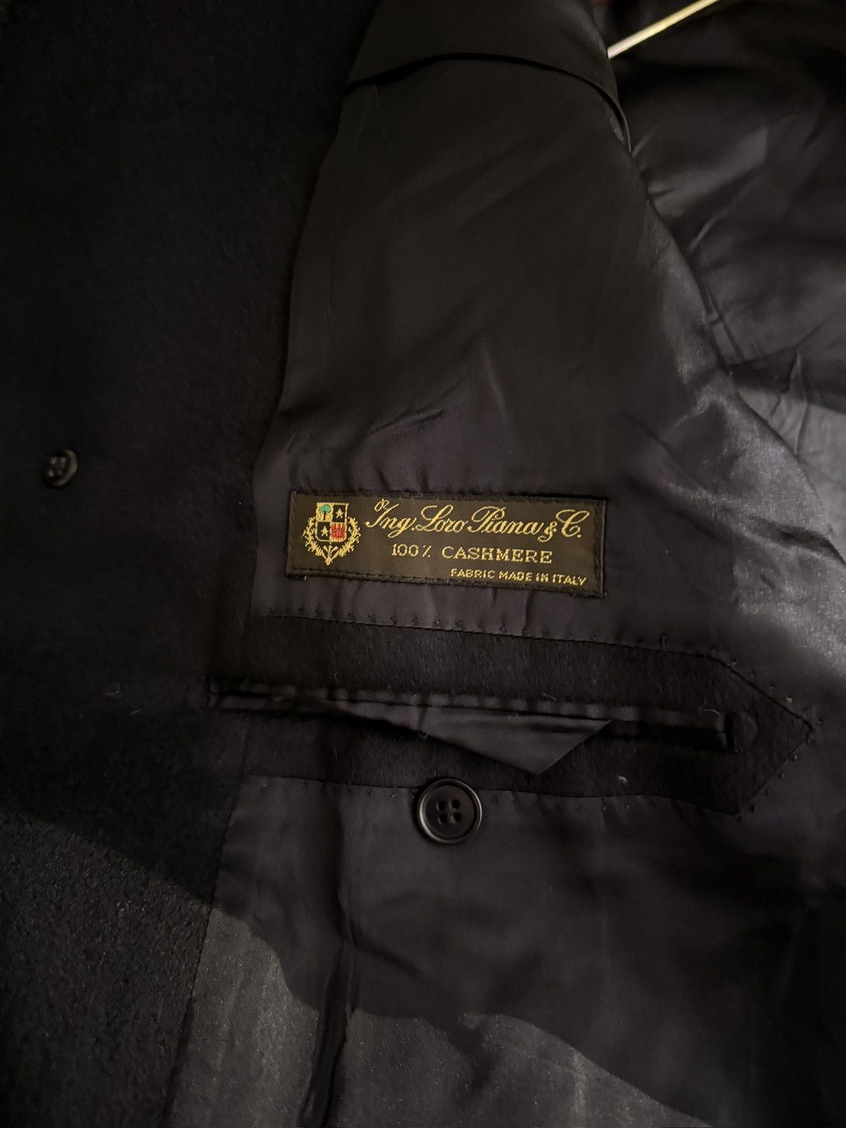 Bergdorf Goodman Bergdorf Goodman x Loro Piana lined Dark Blue Cashmere Coat Size US XXL / EU 58 / 5 - 6 Thumbnail