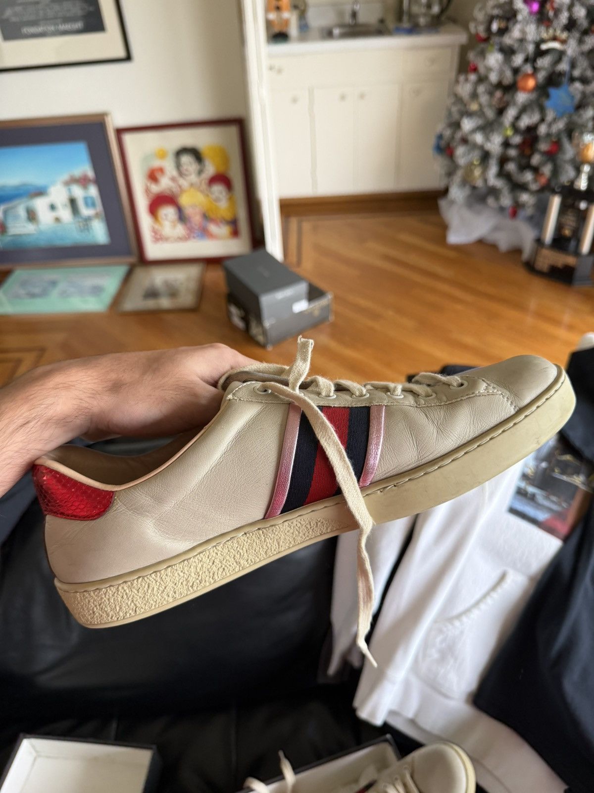 Gucci Gucci Ace Flames Size US 10 / EU 43 - 6 Thumbnail