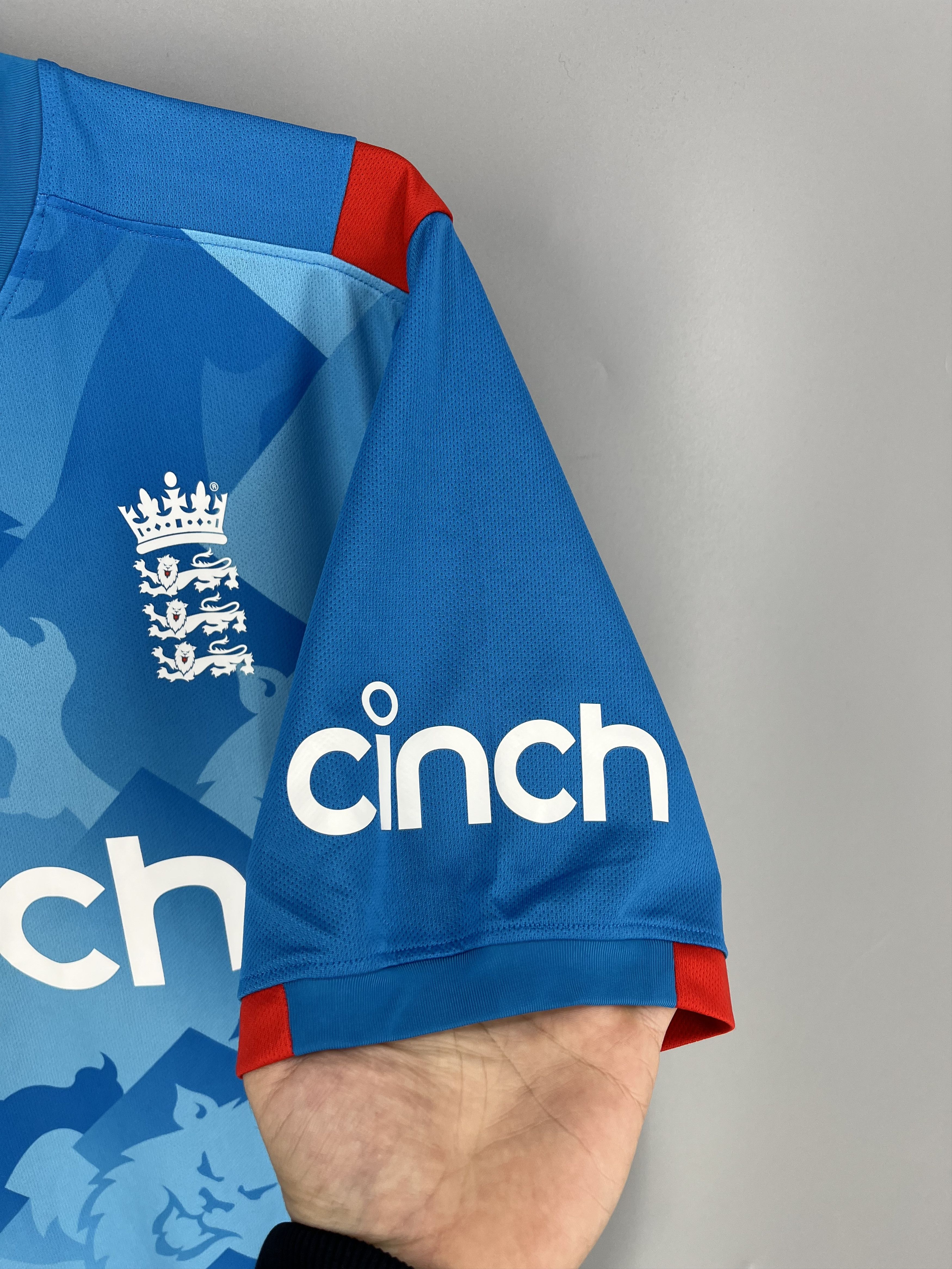 Vintage England Cricket Castore Blue One Day Shirt size Size US XXL / EU 58 / 5 - 8 Thumbnail