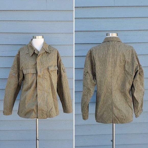 East Germany Raindrop Rain Camo Camouflage Military Coat