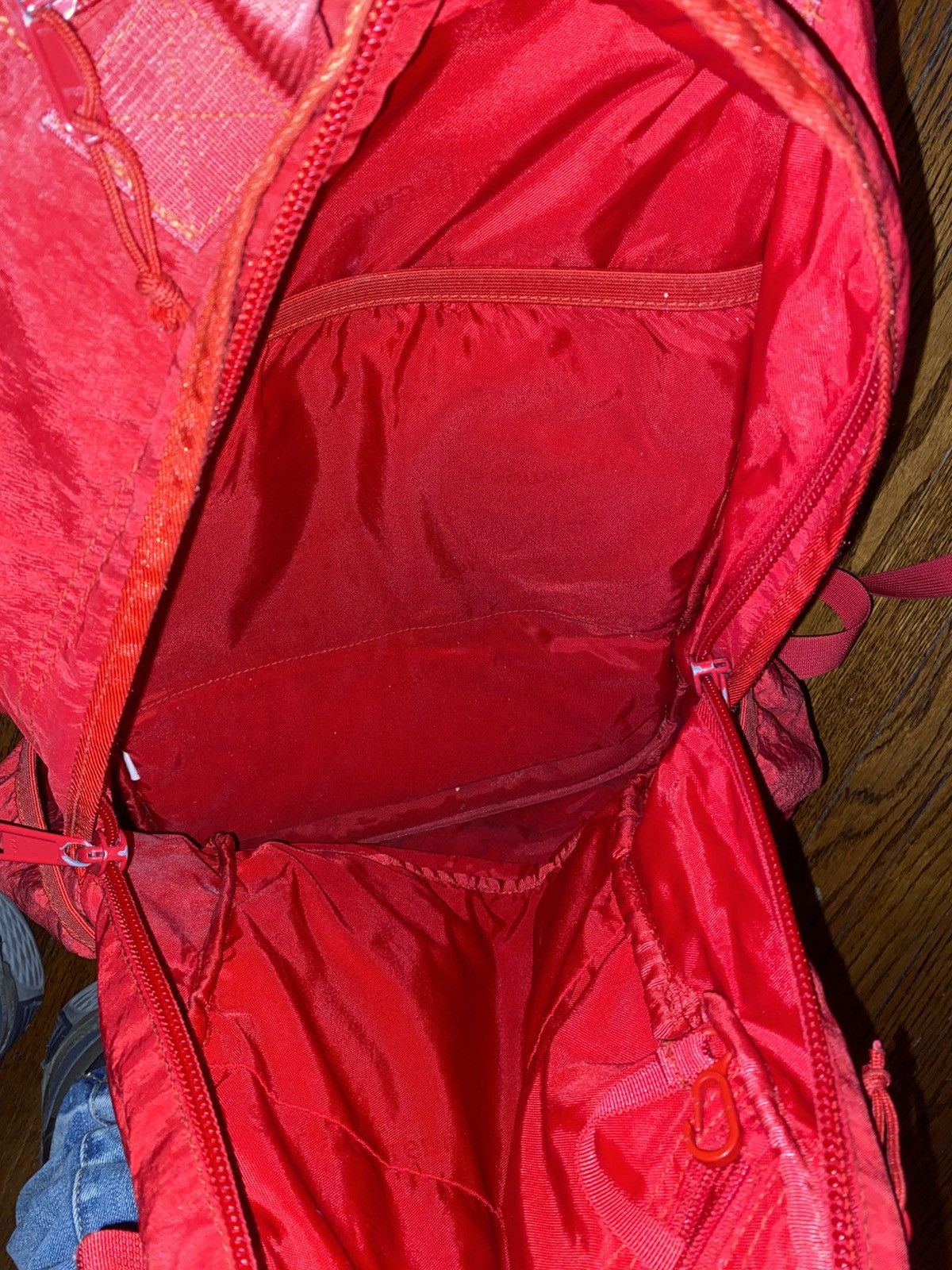 Supreme Red Supreme Cordura backpack Size ONE SIZE - 3 Thumbnail
