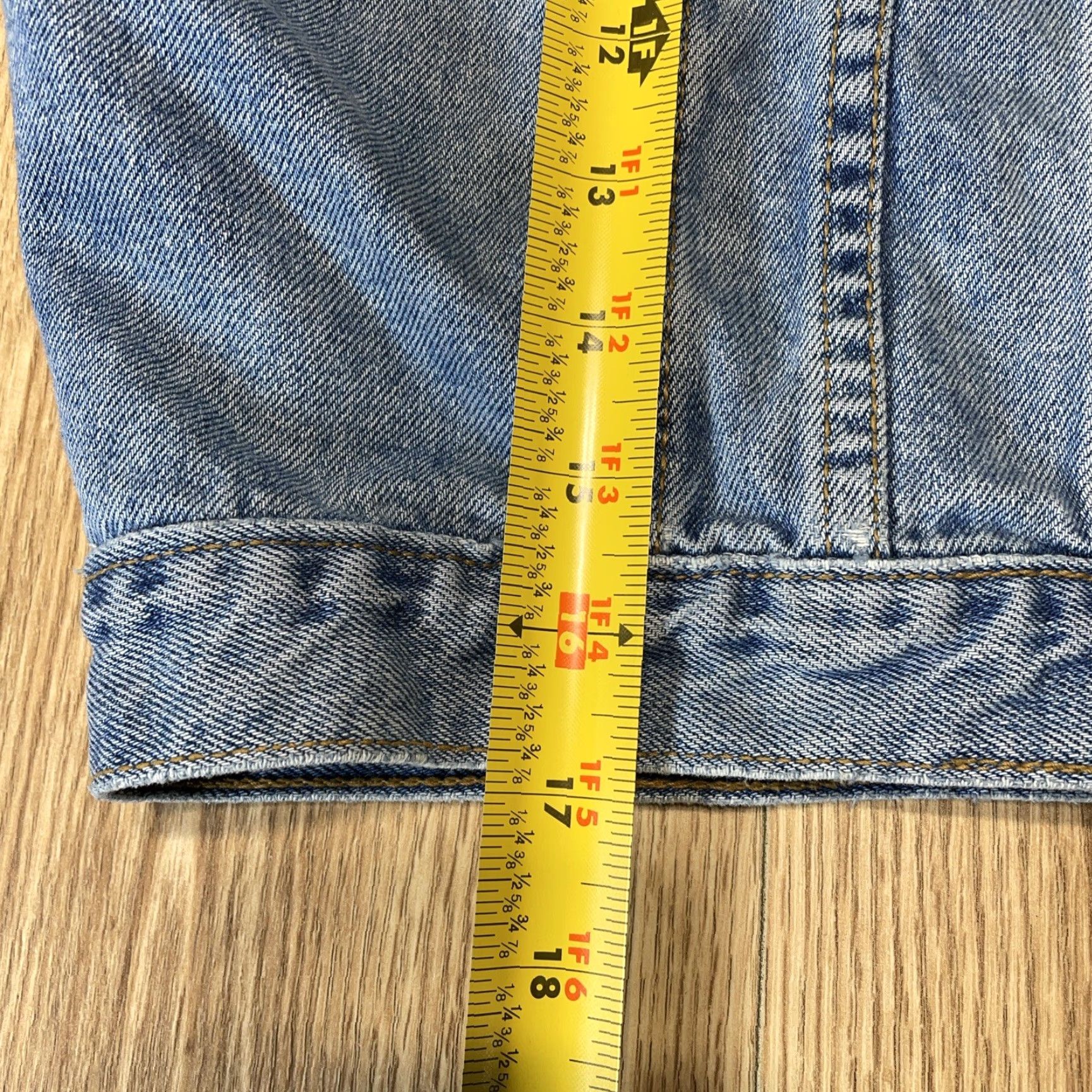 Denime VINTAGE NUOVO COUNTY SEAT Denim Vest Womens Medium Blue Biker Moto Casual 90s Size 32" / US 10 / IT 46 - 4 Thumbnail