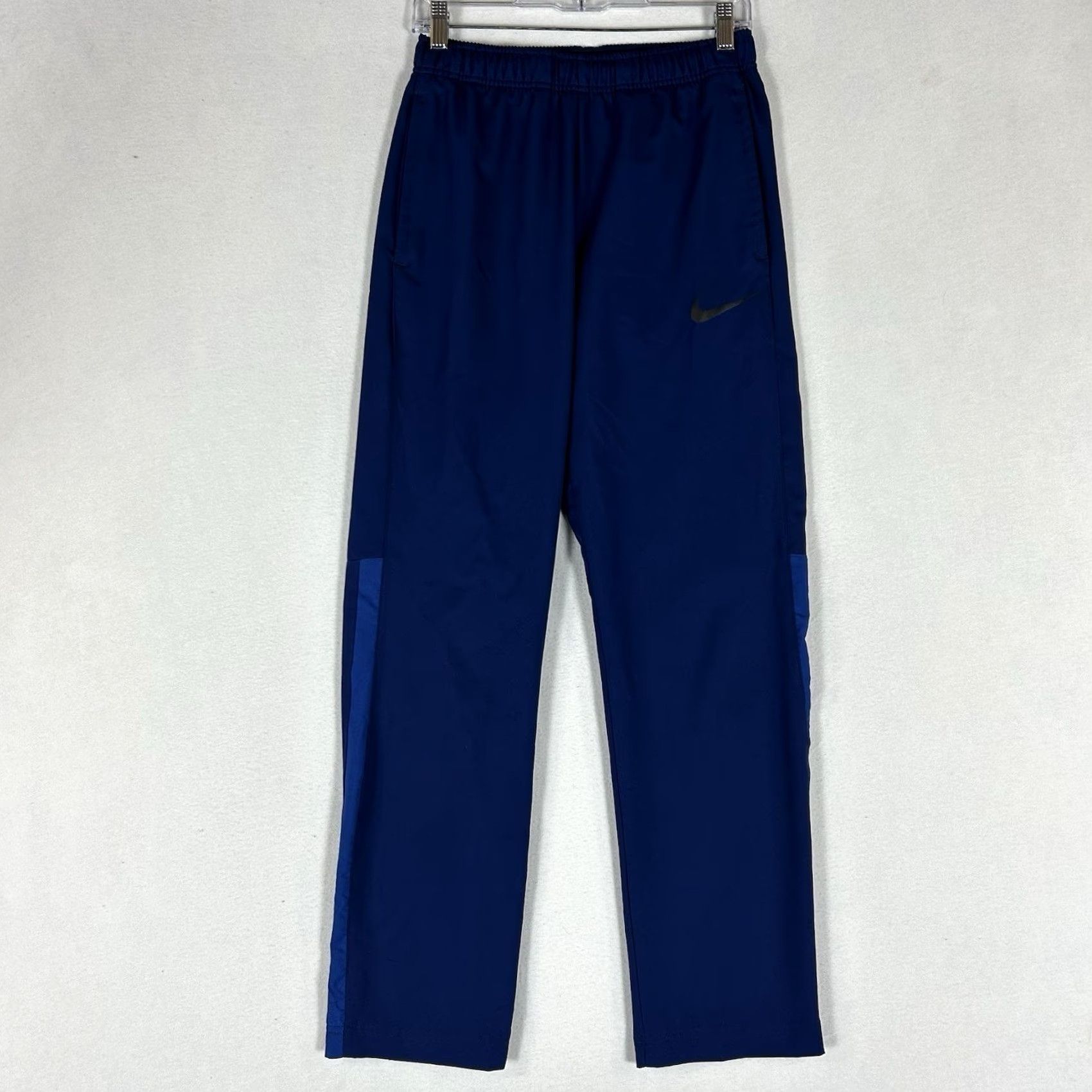 Nike Nike Track Pants Mens Small Blue Dri-Fit Woven Active Training Gym Run Athletic Size US 29 - 2 Thumbnail