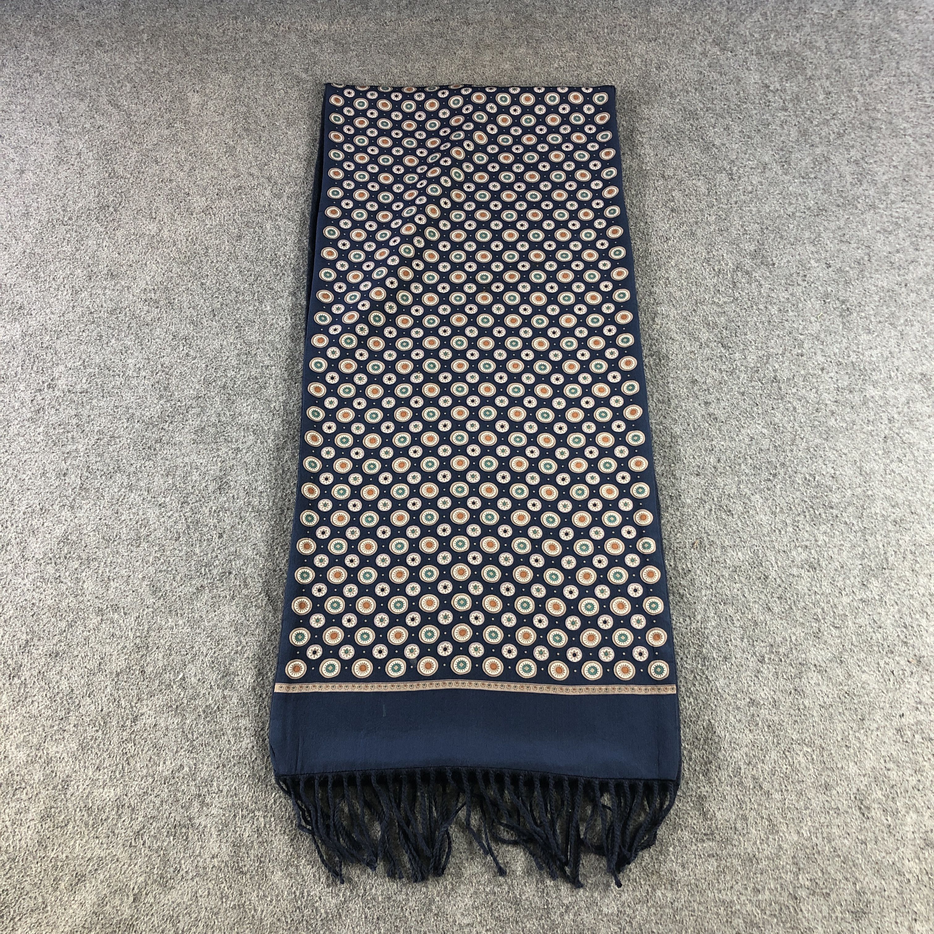 Mila Schon Mila Schon Luxury Design Silk Wool Scarf Muffler V2952 Size ONE SIZE - 2 Thumbnail