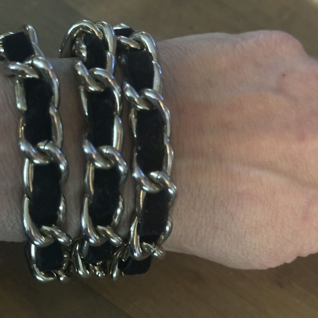 Other Chunky multi chain ribbon woven bracelet Size ONE SIZE - 4 Thumbnail