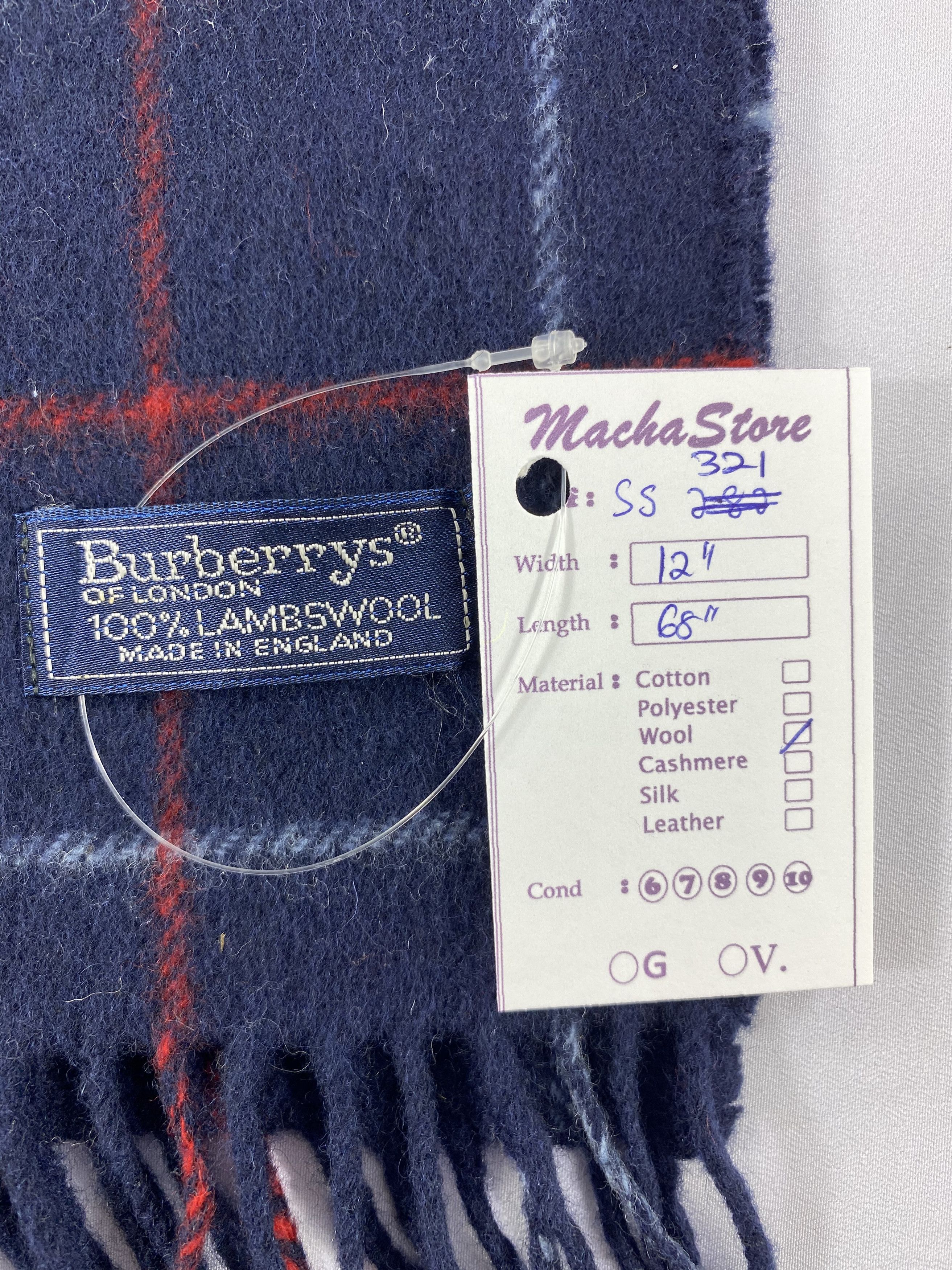 Burberry Burberry Lambswool Scarf / Muffler / Neckwear Size ONE SIZE - 5 Thumbnail