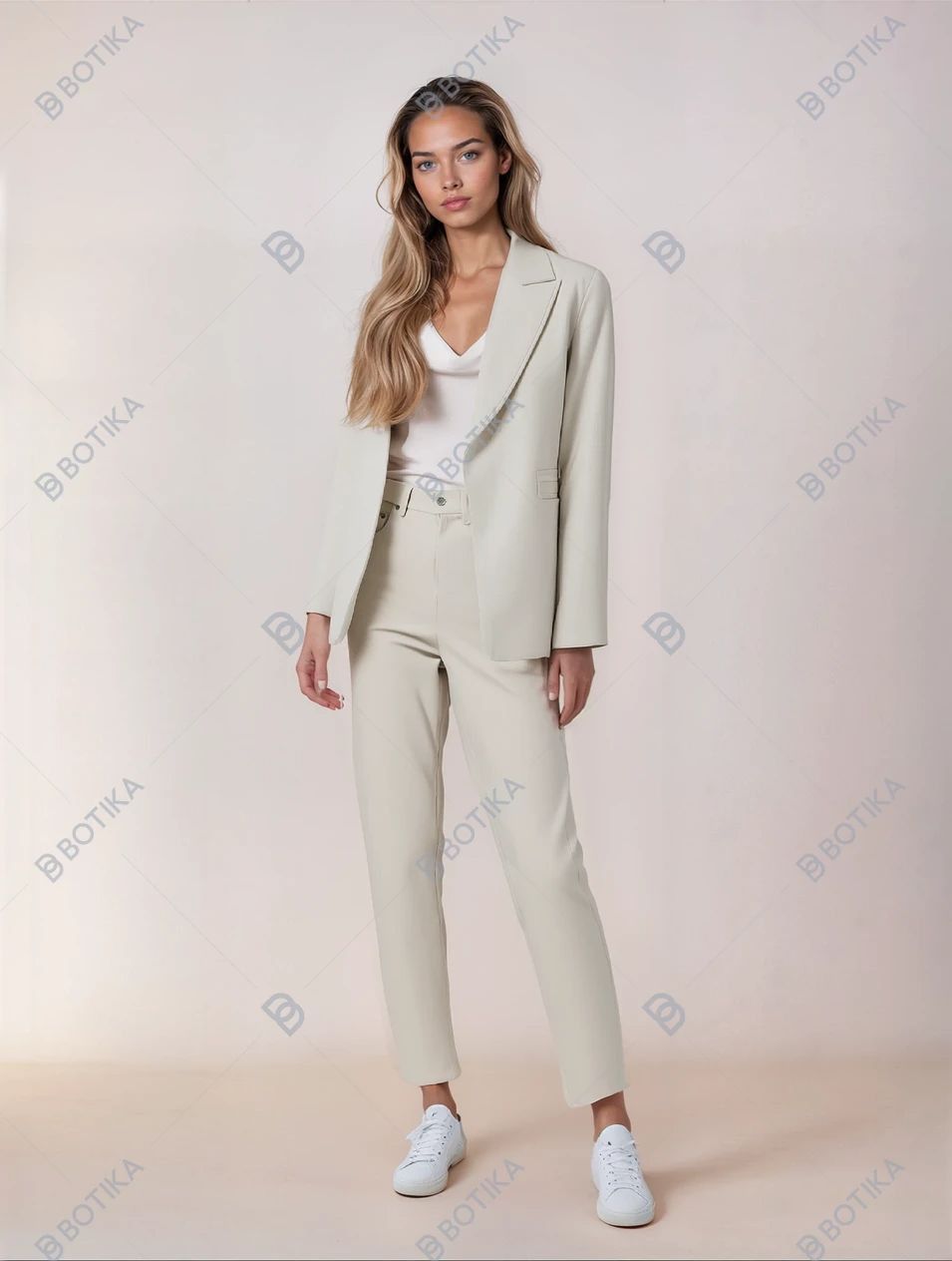 Other Women's Fully Lined Blazer Size 8 Ivory Size M / US 6-8 / IT 42-44 - 1 Thumbnail