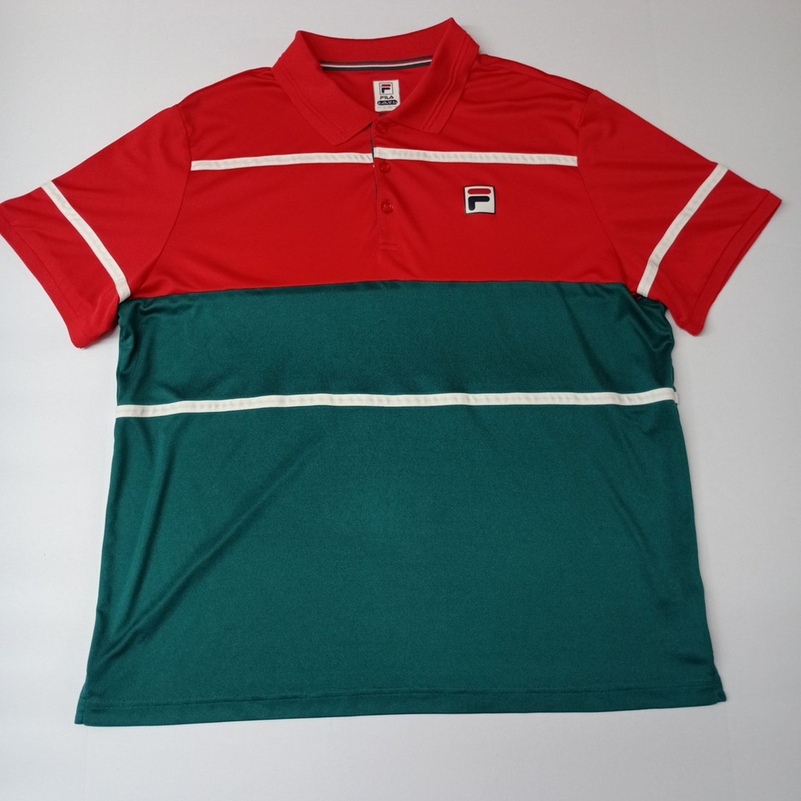 Fila Fila Men's Clarkson Varn Dye Stripe Polo Shirt Size 2XL XXL Size US XXL / EU 58 / 5 - 1 Thumbnail