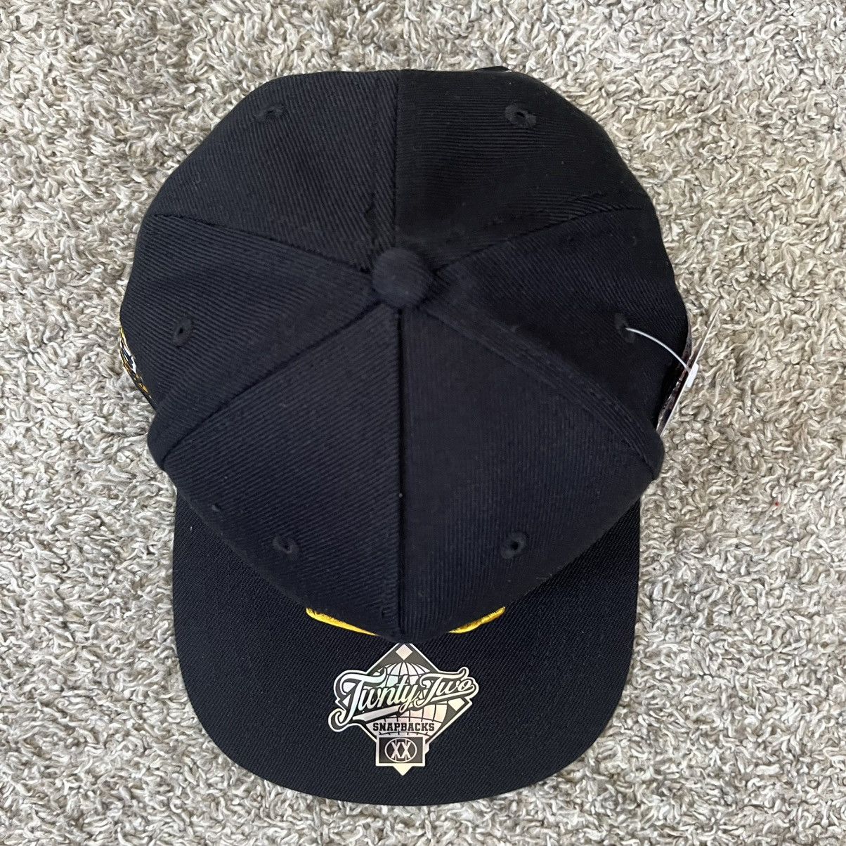 Wu-Tang Clan Wu-Tang NY Yankees Hat Black Yellow WuTang Twnty Two Rza Size ONE SIZE - 9 Thumbnail