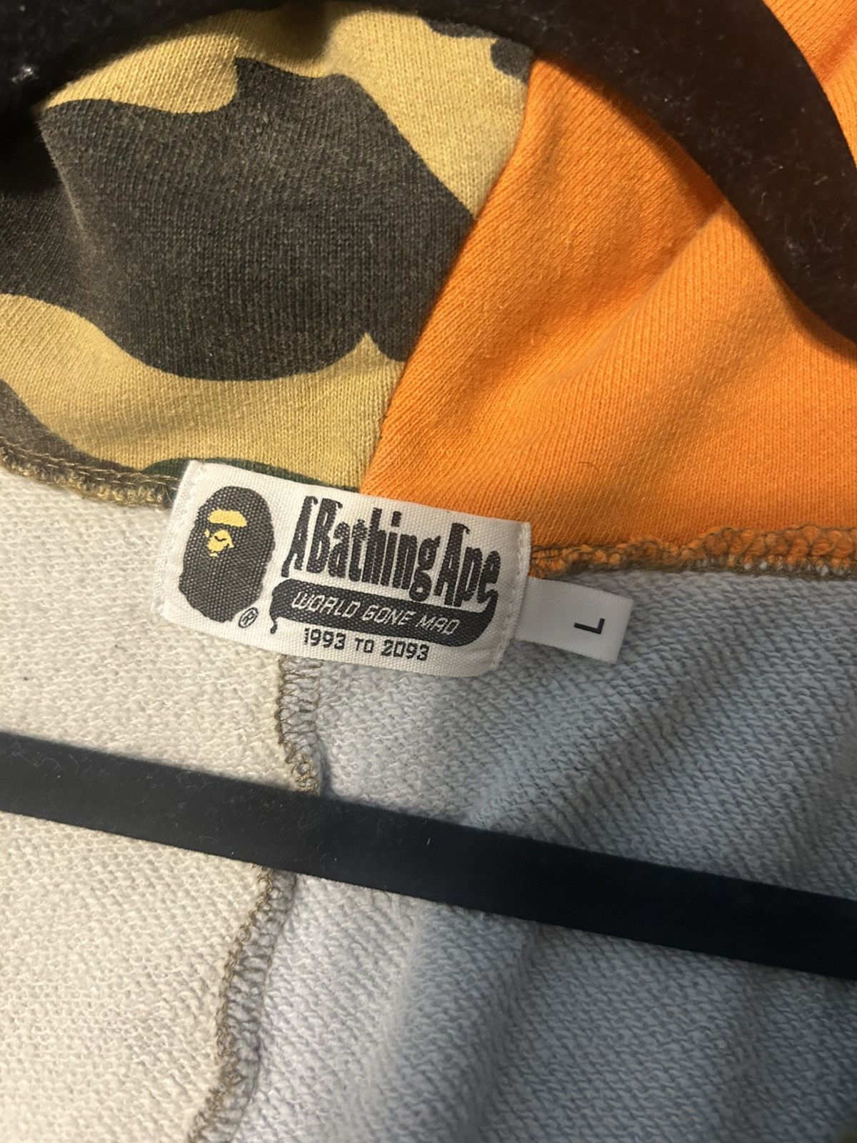 Bape A Bathing Ape Crazy Camo Full Zip Hoodie ‘Multi’ Size US L / EU 52-54 / 3 - 4 Thumbnail