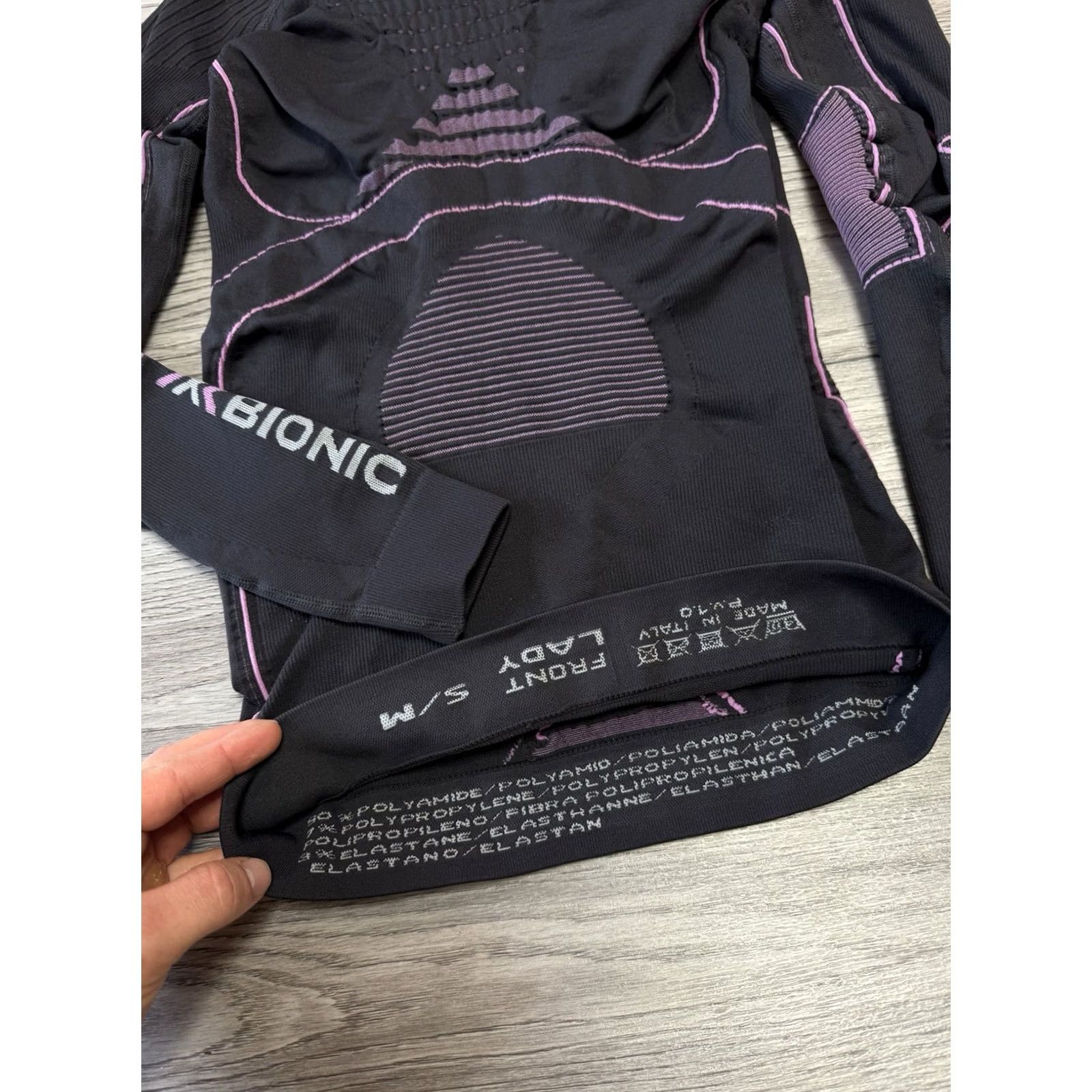 Vintage X-Bionic Energy Accumulator Evo Women Sz S/M Black Pink Base Layer Set Top Pants Size S / US 4 / IT 40 - 5 Thumbnail