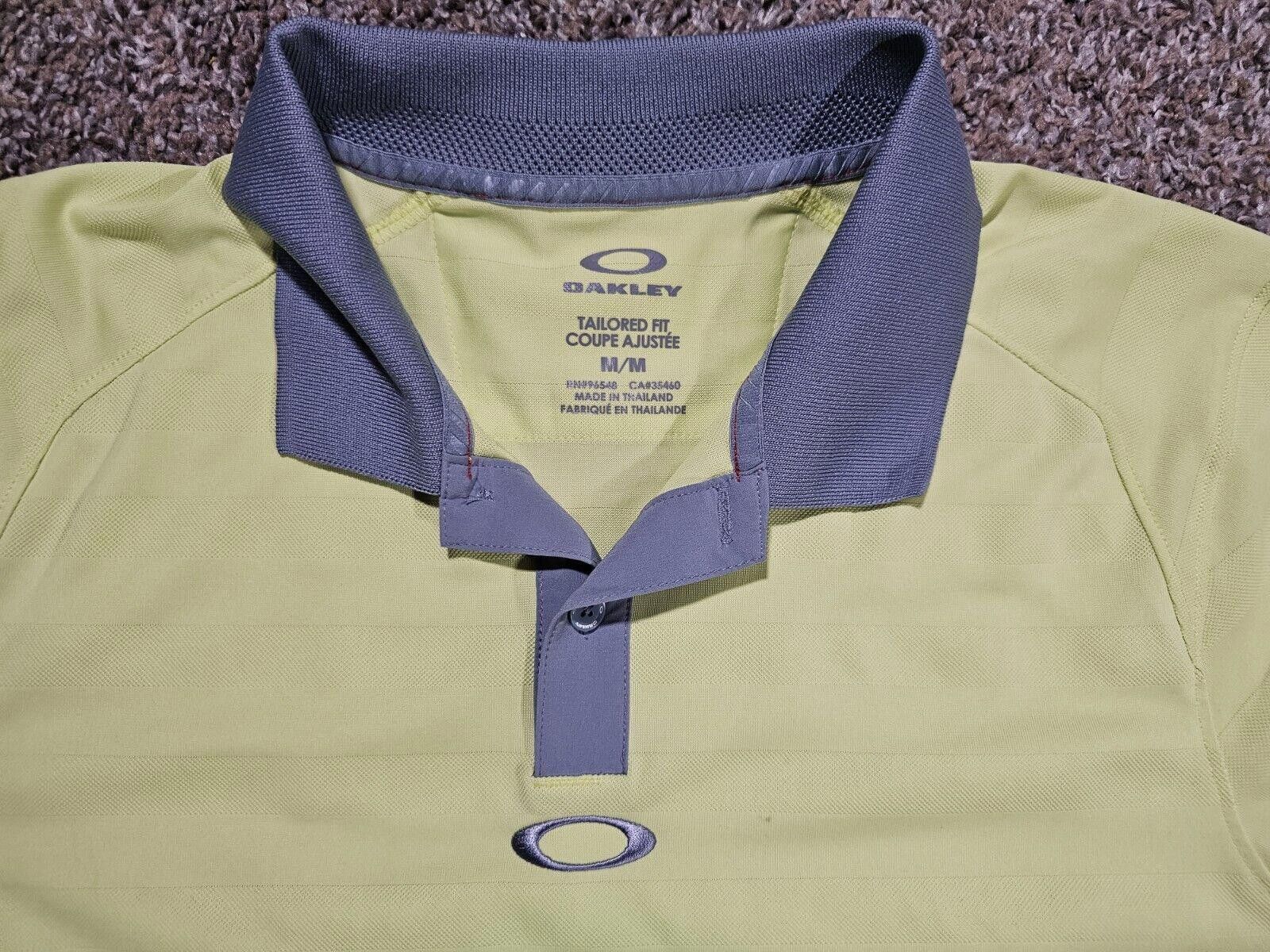 Oakley bright yellow green Oakley tailored fit hydrolix polo M Size US M / EU 48-50 / 2 - 2 Thumbnail